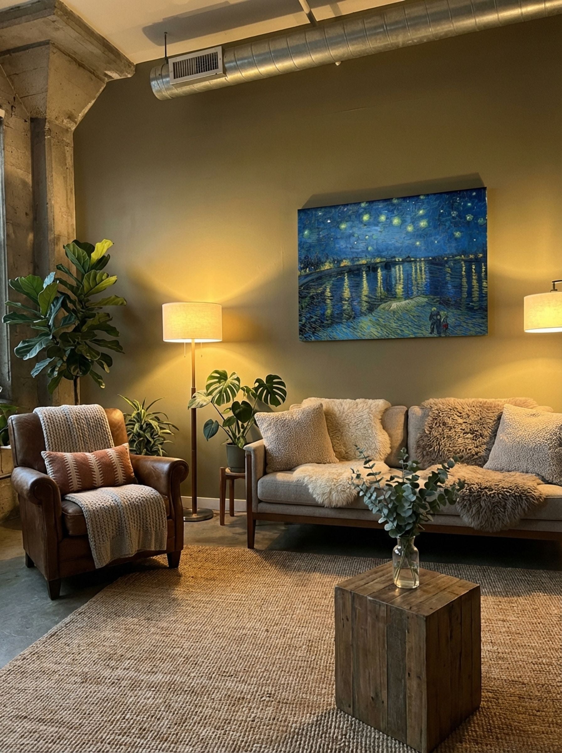 Starry Night Over the Rhône - Vincent van Gogh - Lifestyle