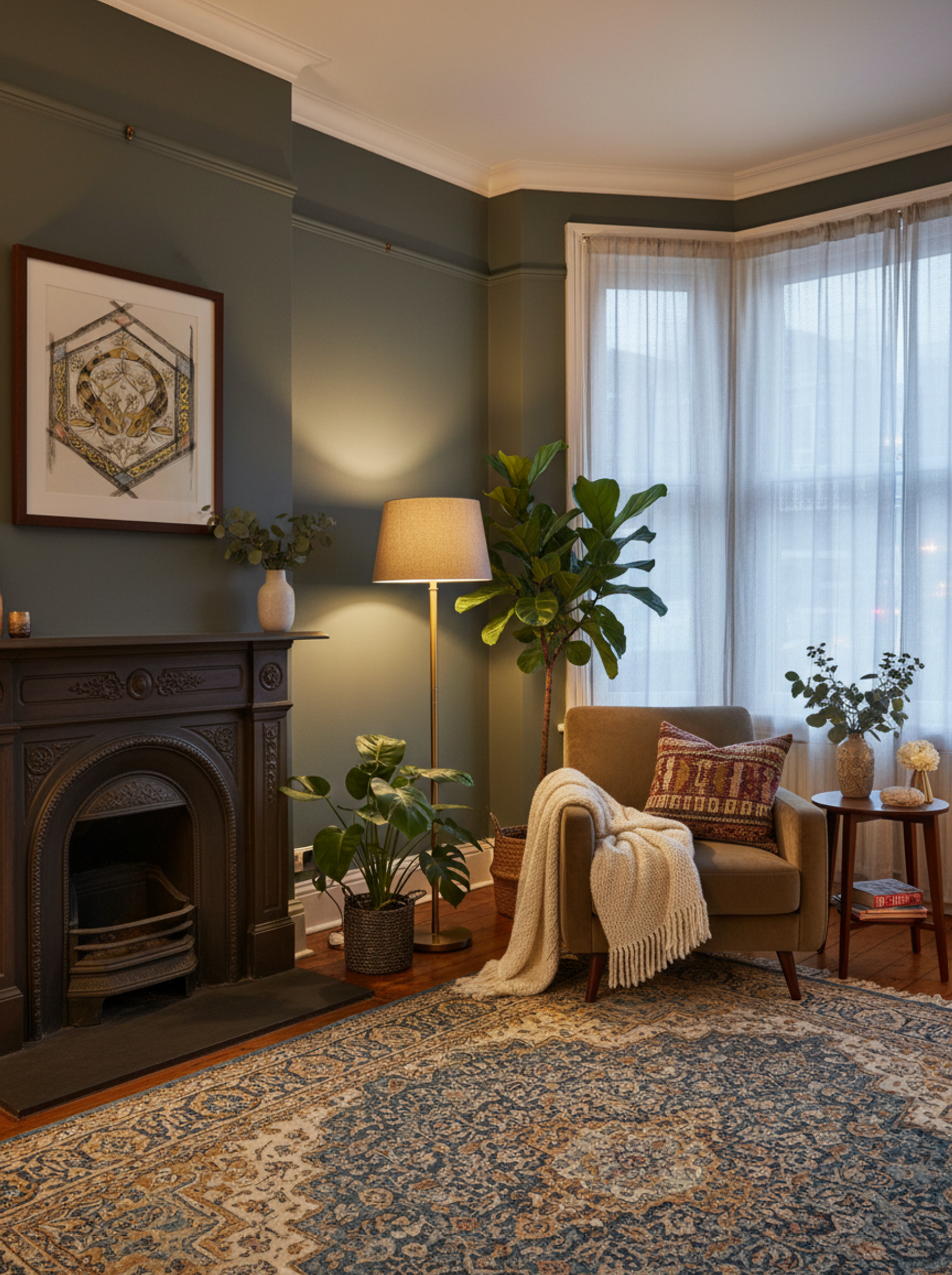 Decorative Design with Two Fish in a Hexagon - Gerrit Willem Dijsselhof - Lifestyle