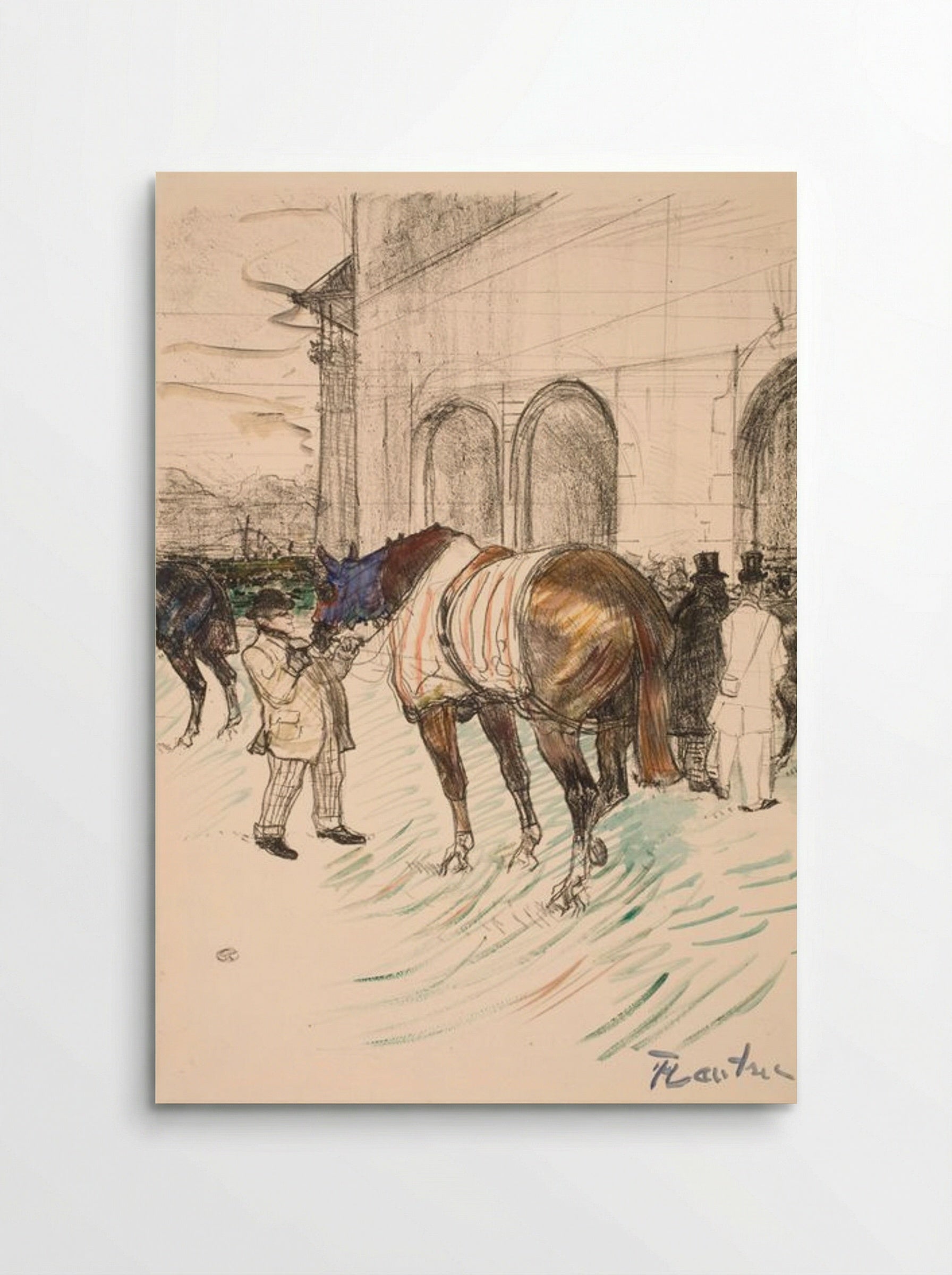 The Racetrack - Henri de Toulouse-Lautrec - Poster