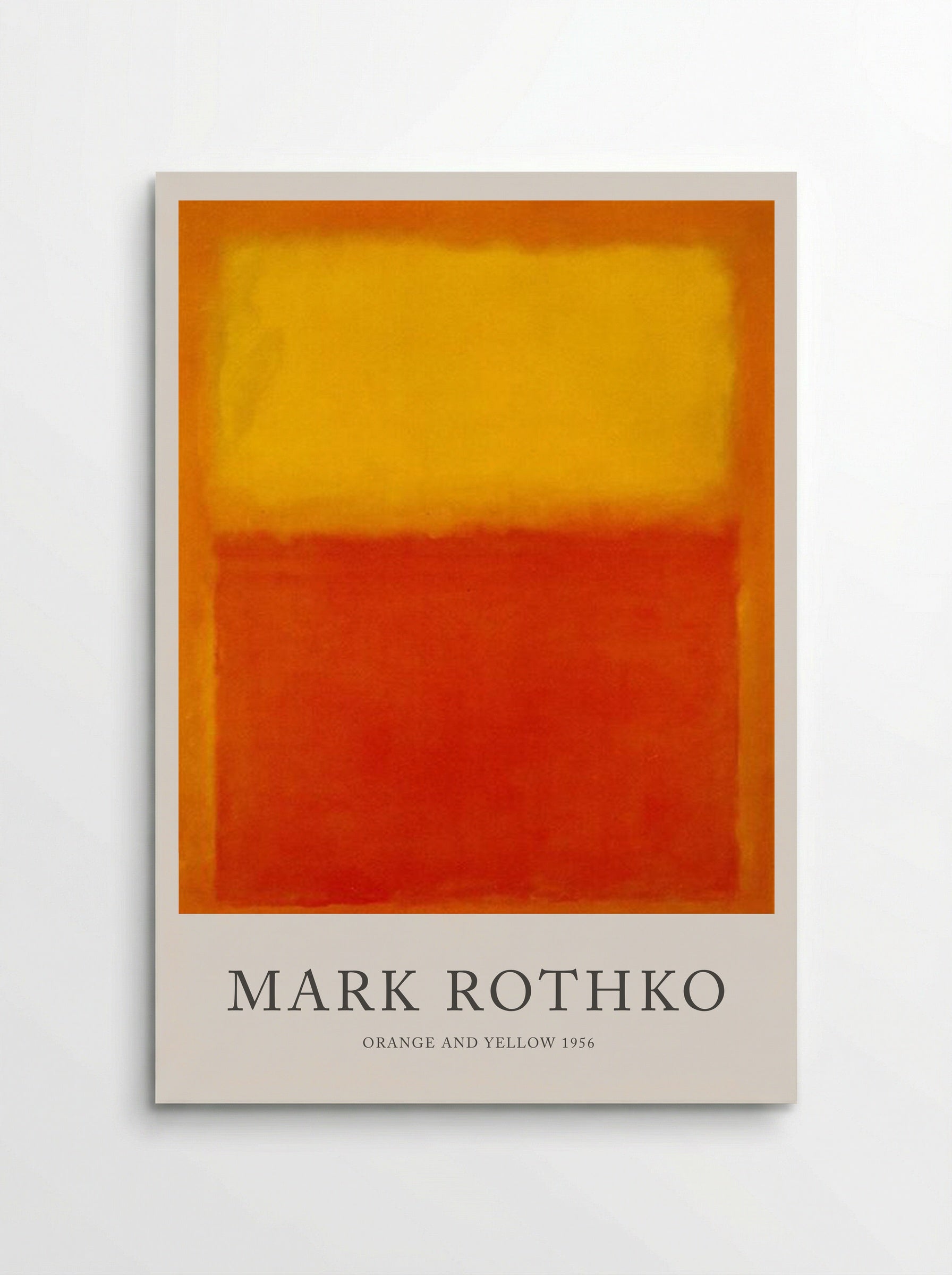 Orange and Yellow - Mark Rothko - Poster