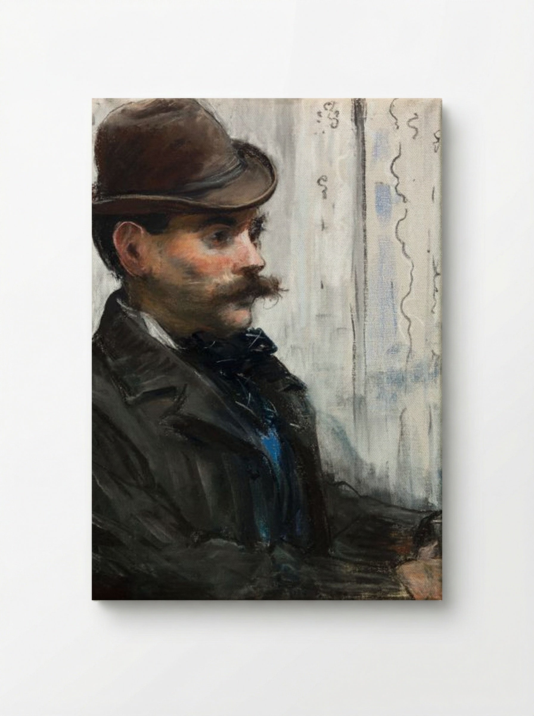 Portrait of Alphonse Maureau - Édouard Manet - Canvas