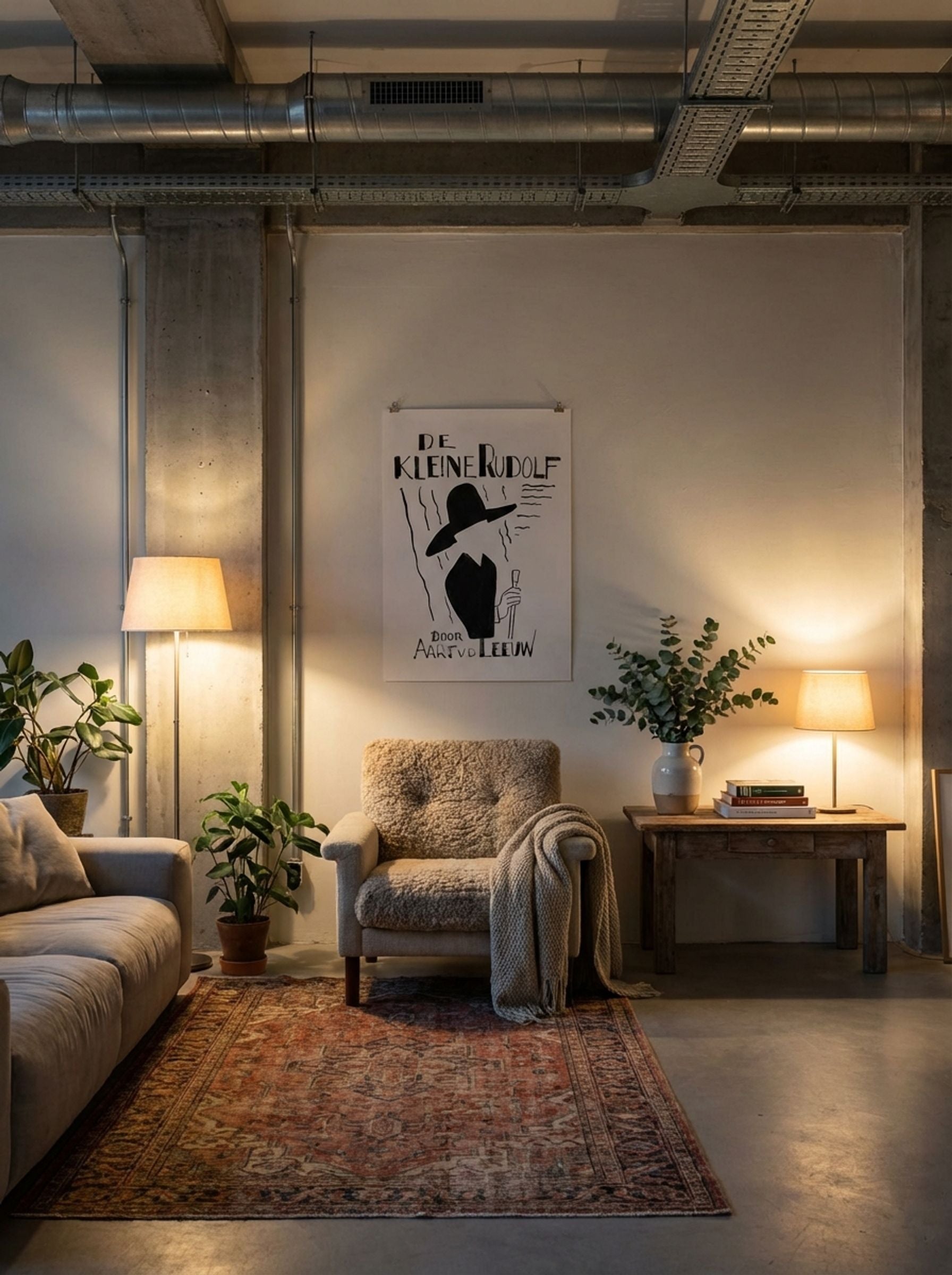 Ontwerp voor boekband van De Kleine Rudolf door Aart van der Leeuw - Leo Gestel - Lifestyle