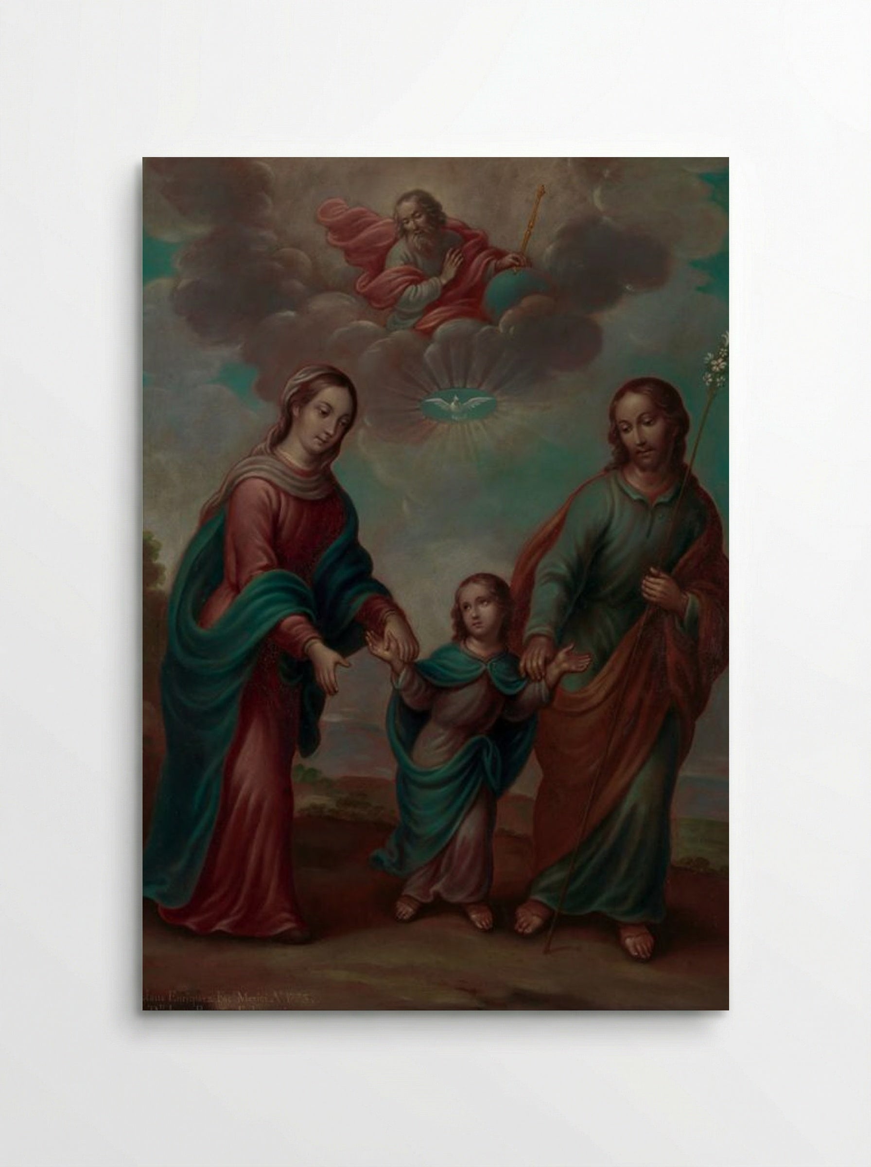 The Return of the Holy Family from Egypt - Nicolás Enríquez - Poster