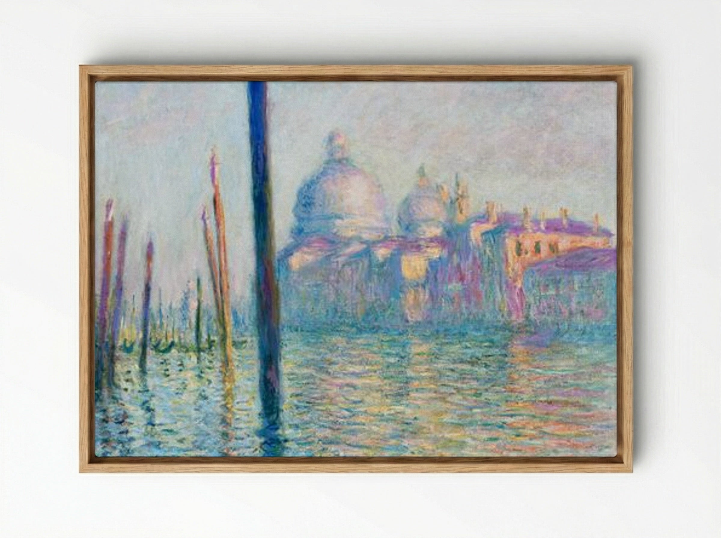 Le Grand Canal, Venice - Claude Monet - Framed Canvas Wood
