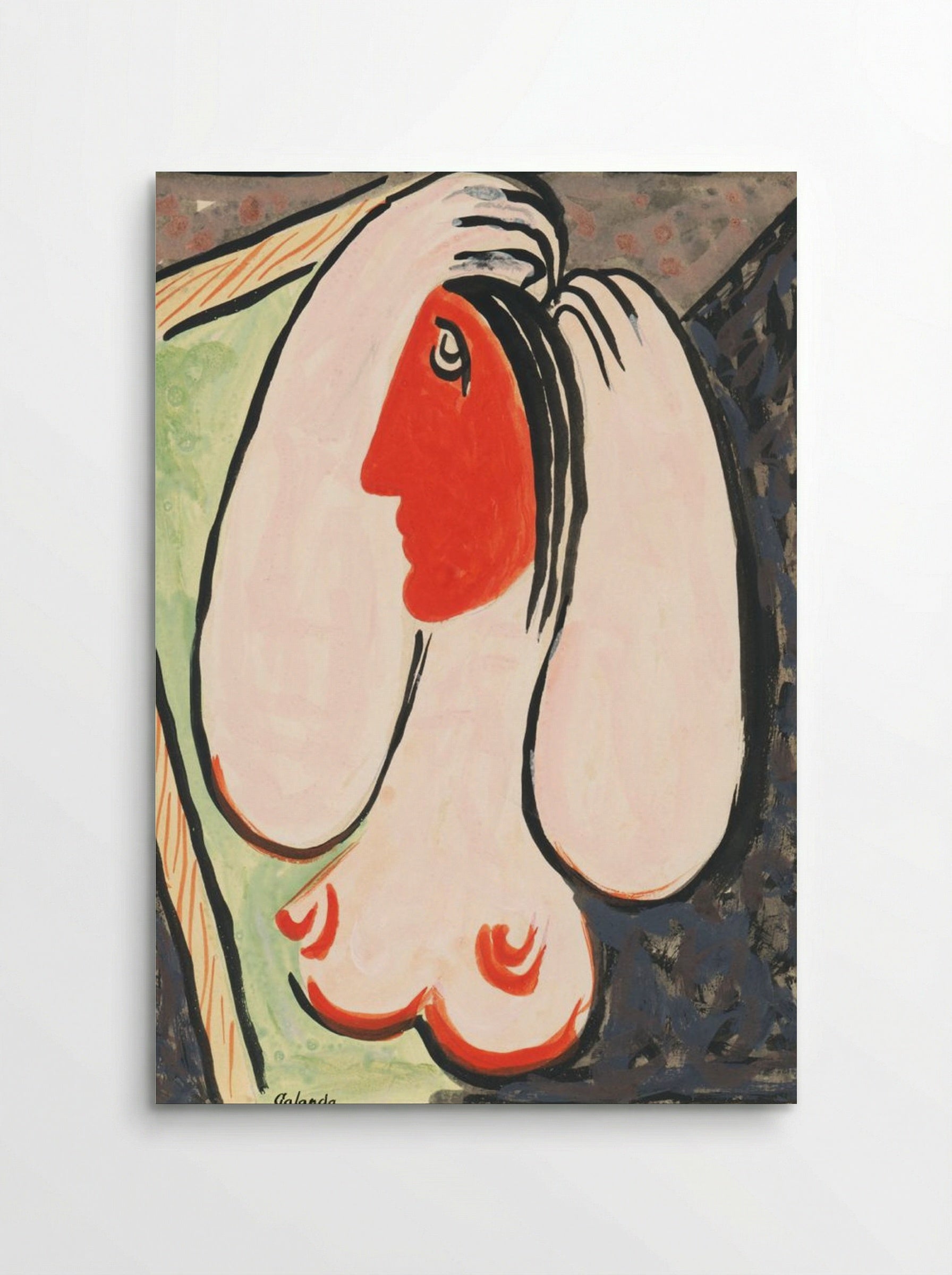 In Front of a Mirror - Mikuláš Galanda - Poster