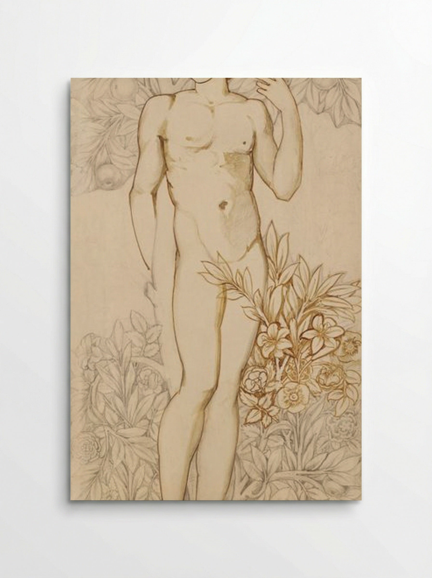 The Angels of the Hierarchy: Male Nude Imago Dei - Edward Burne-Jones - Poster