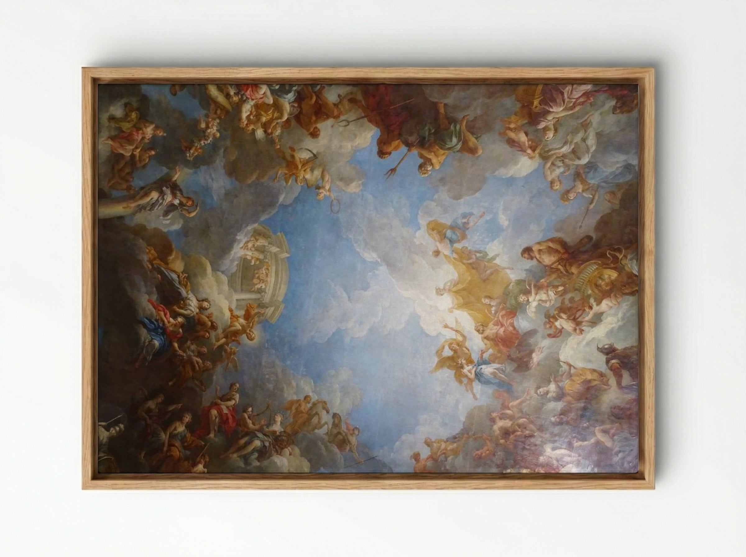 Apotheosis of Hercules - Giovanni Domenico Tiepolo - Framed Canvas Wood