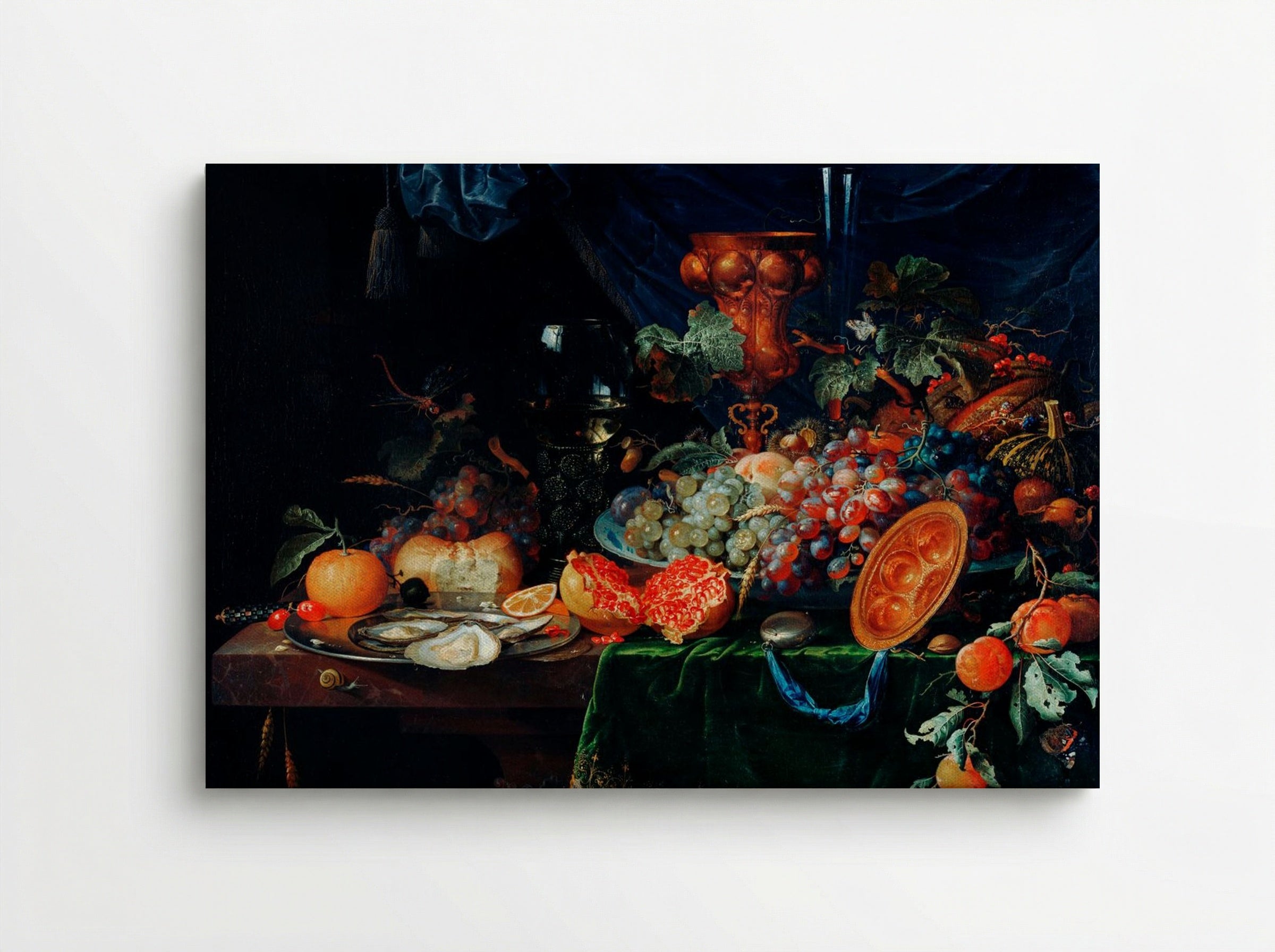 Fruits and Oysters - Abraham Mignon - Canvas