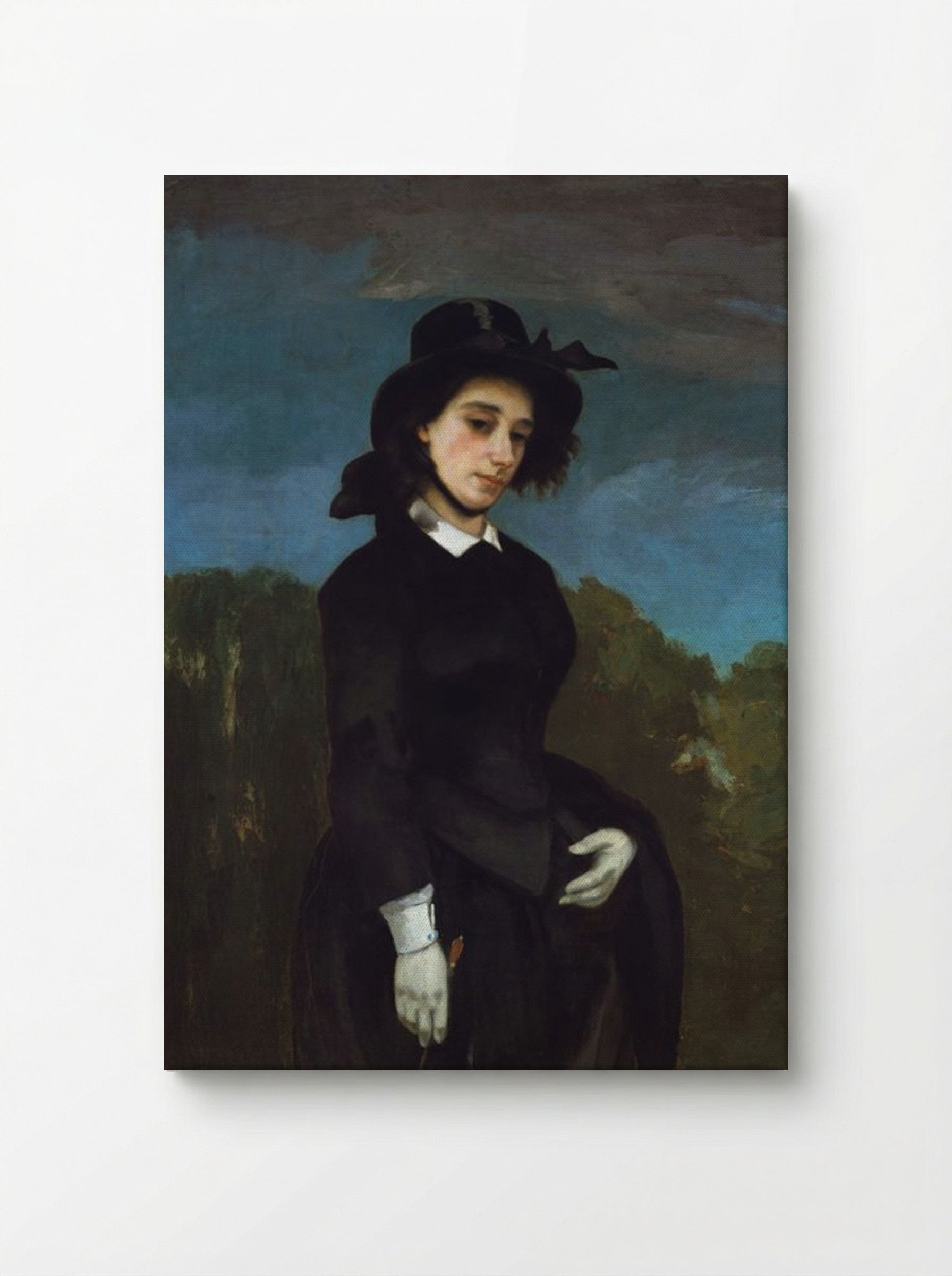 Woman in a Riding Habit ('L'Amazone') - Gustave Courbet - Canvas