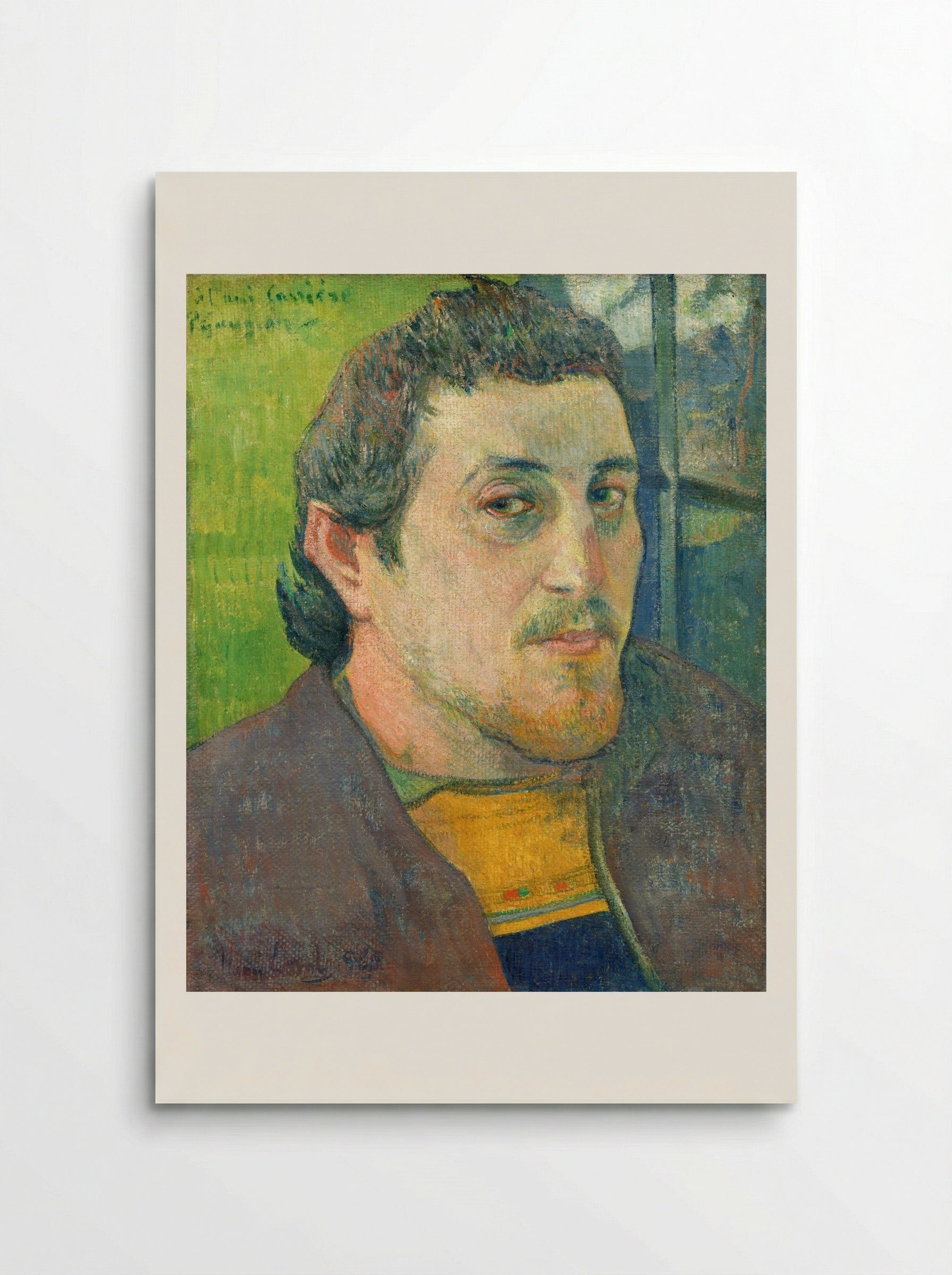 Self-Portrait Dedicated to Carrière - Paul Gauguin - Poster