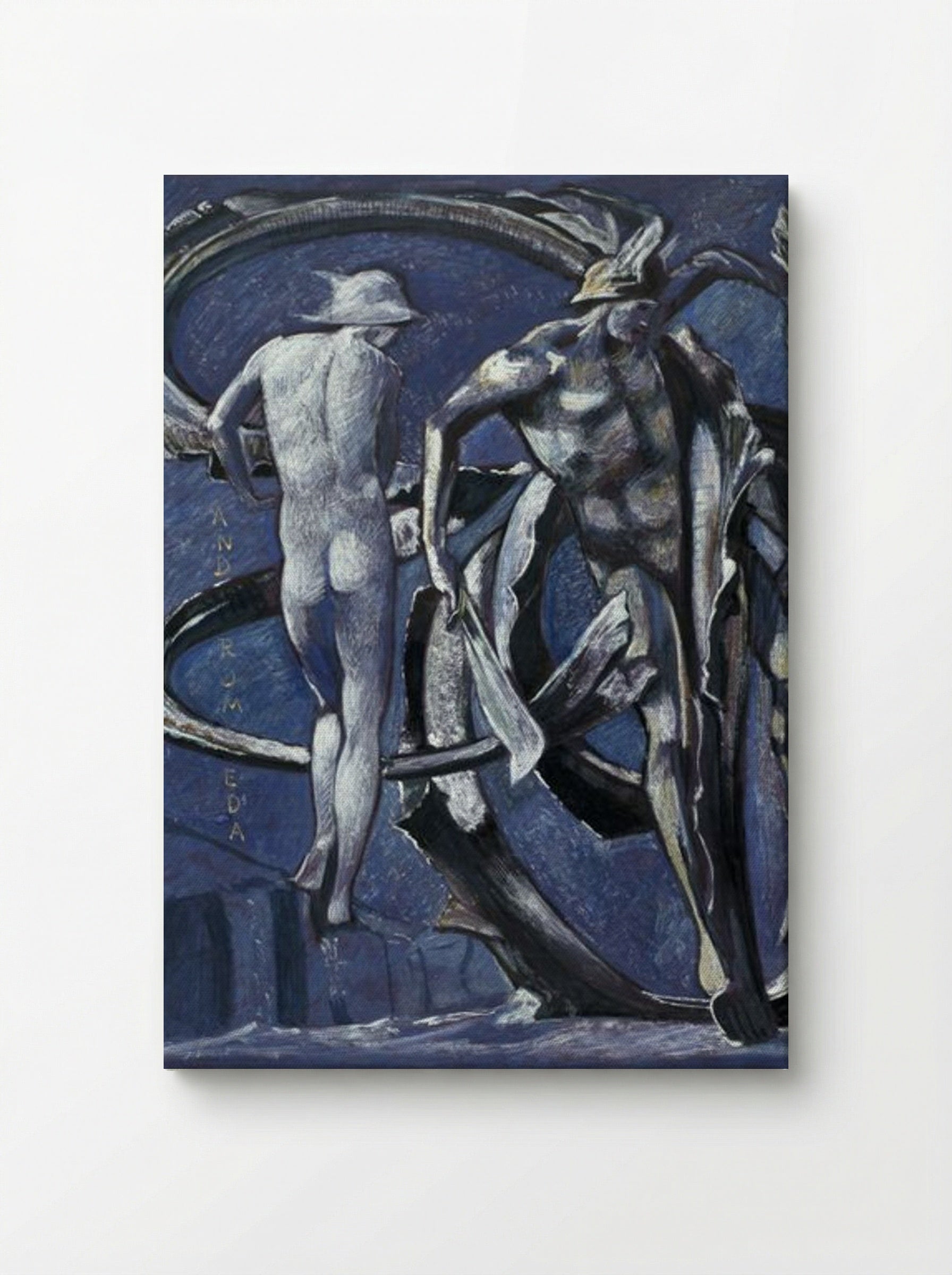 Study for 'Perseus and Andromeda: The Doom Fulfilled' - Edward Burne-Jones - Canvas