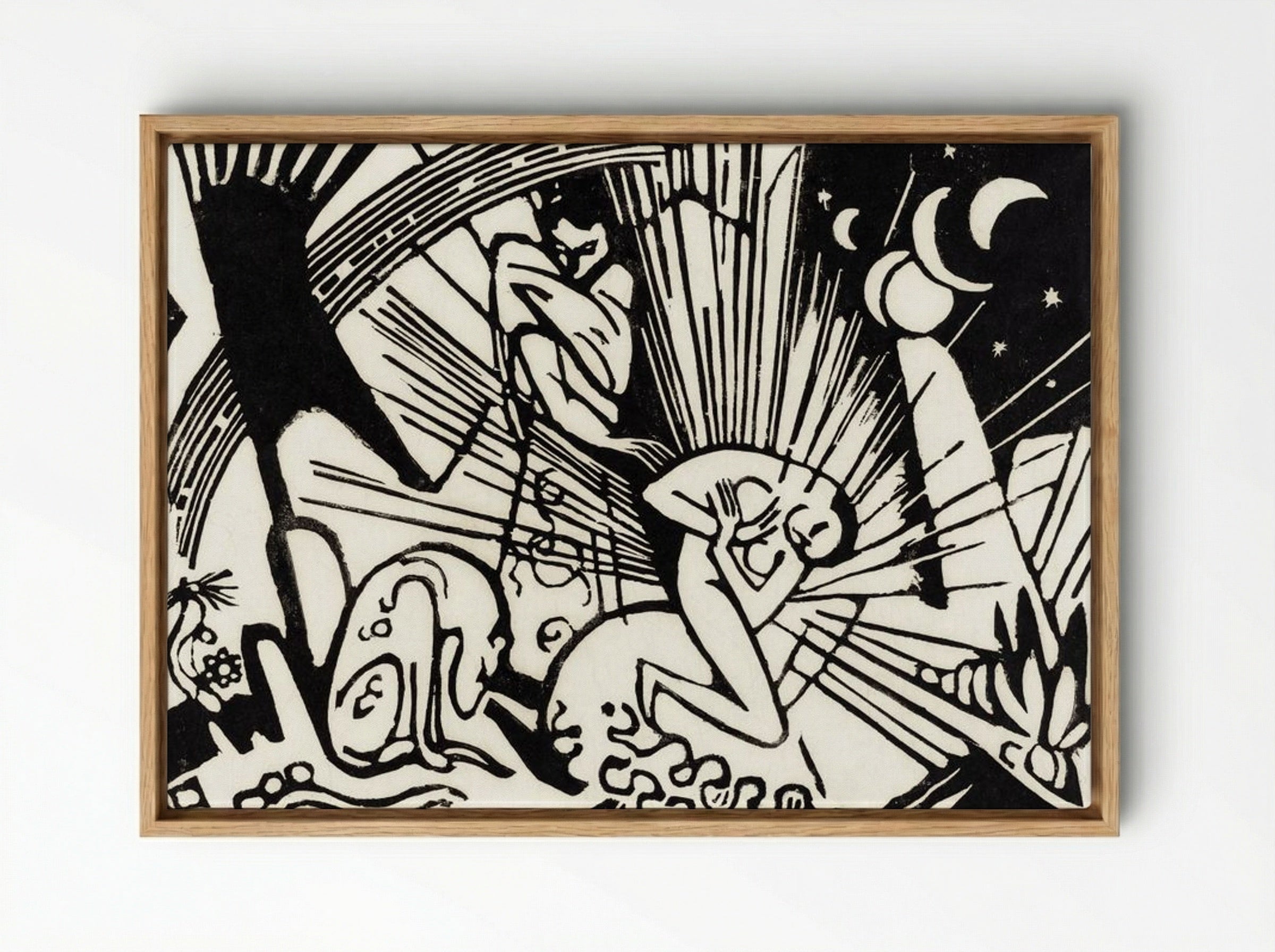 Reconciliation - Franz Marc - Framed Canvas Wood