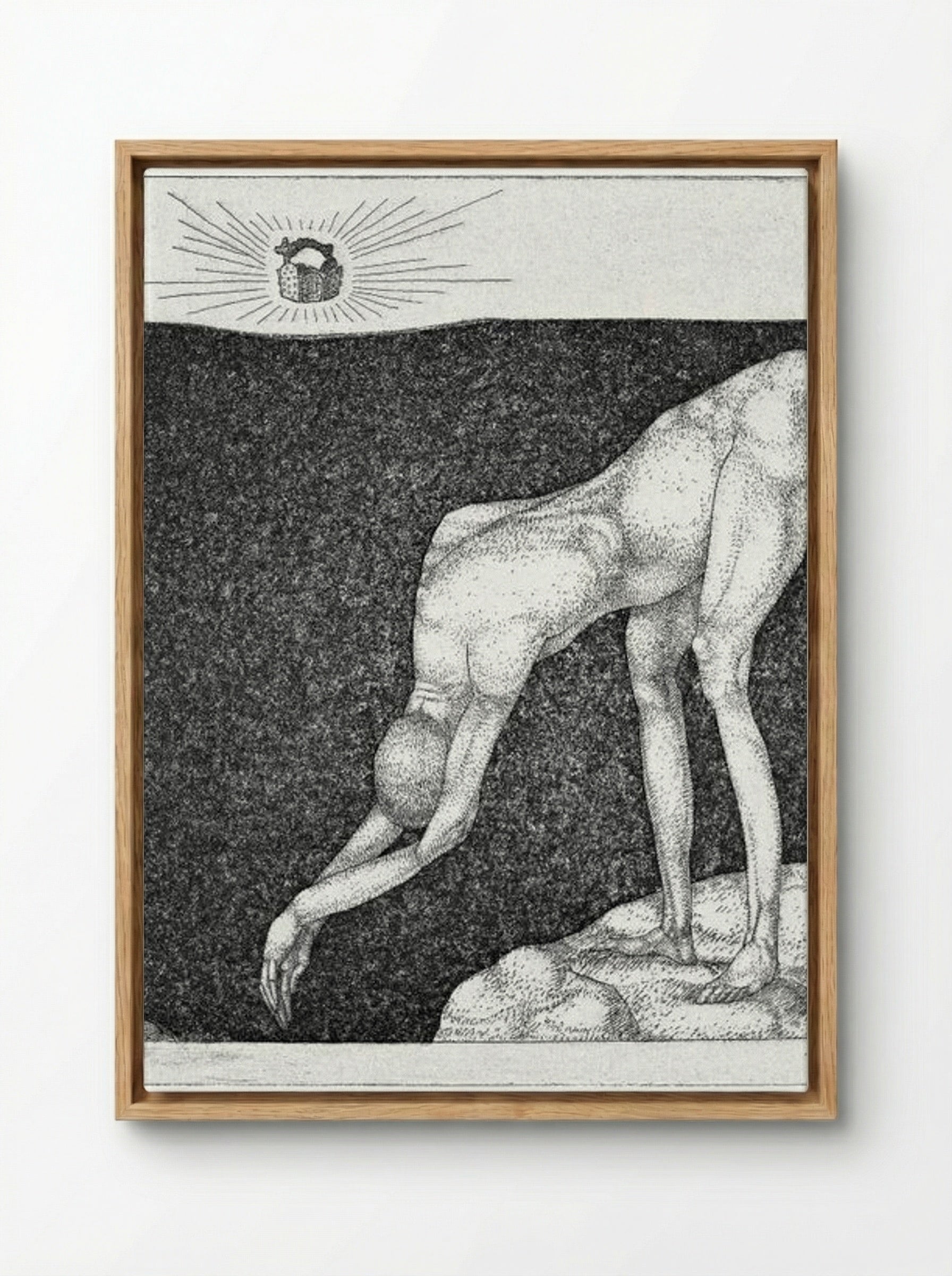 The Monarchist - Paul Klee - Framed Canvas Wood