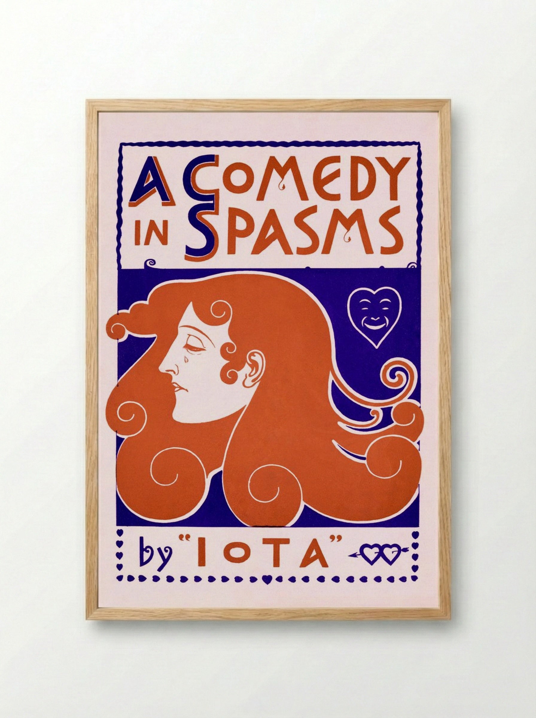 A Comedy in Spasms - Iota (Kathleen Mannington Hunt Caffyn) - Framed Print Wood