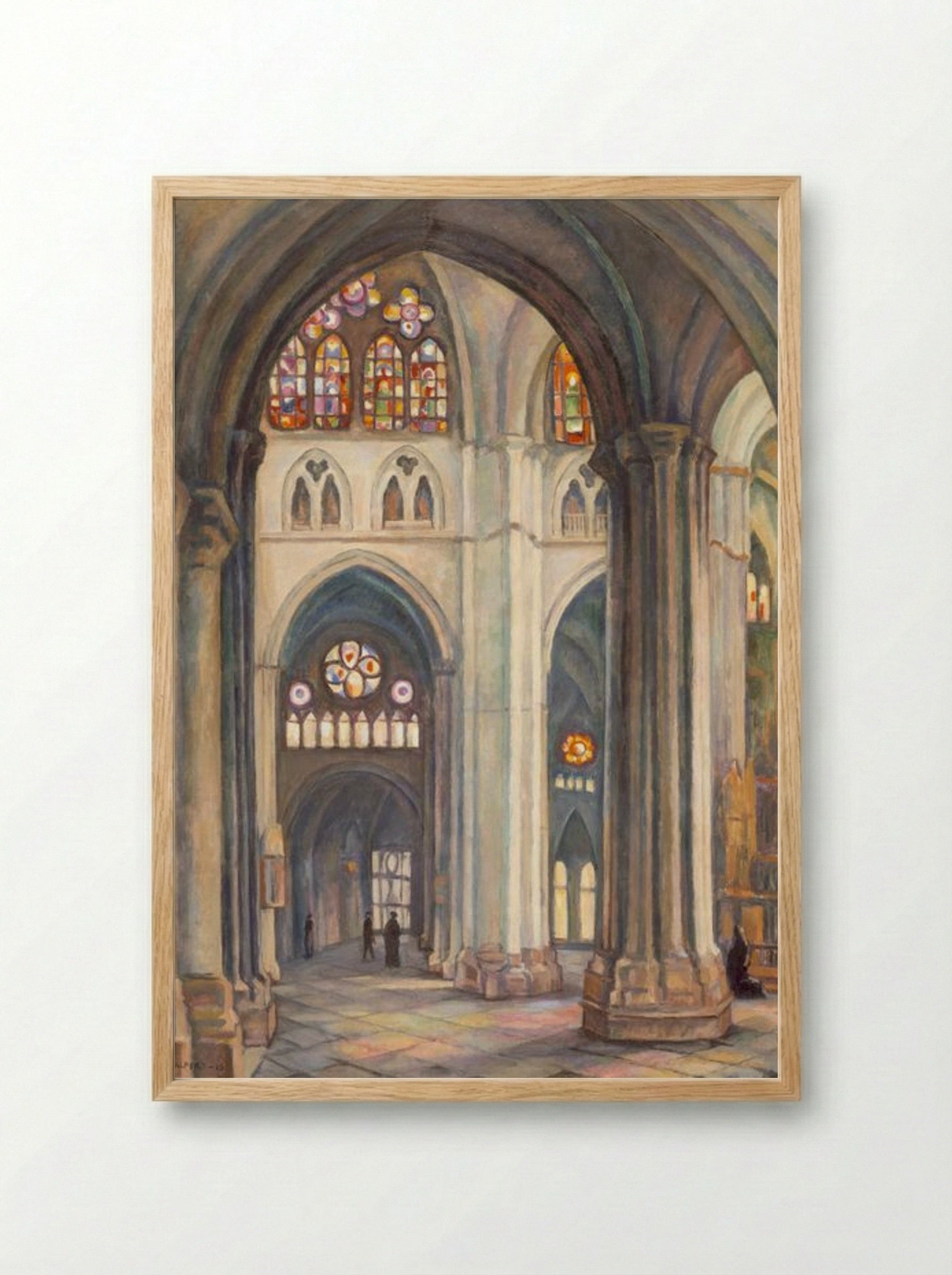 Toledo Cathedral - Samuel Halpert - Framed Print Wood