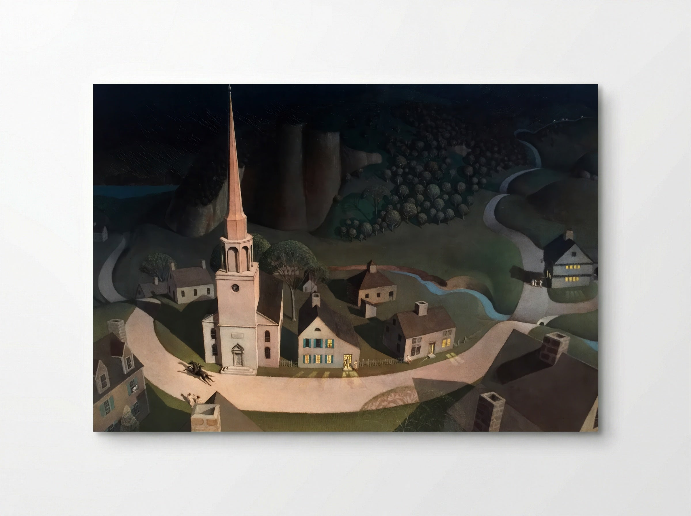 The Midnight Ride of Paul Revere - Grant Wood - Poster