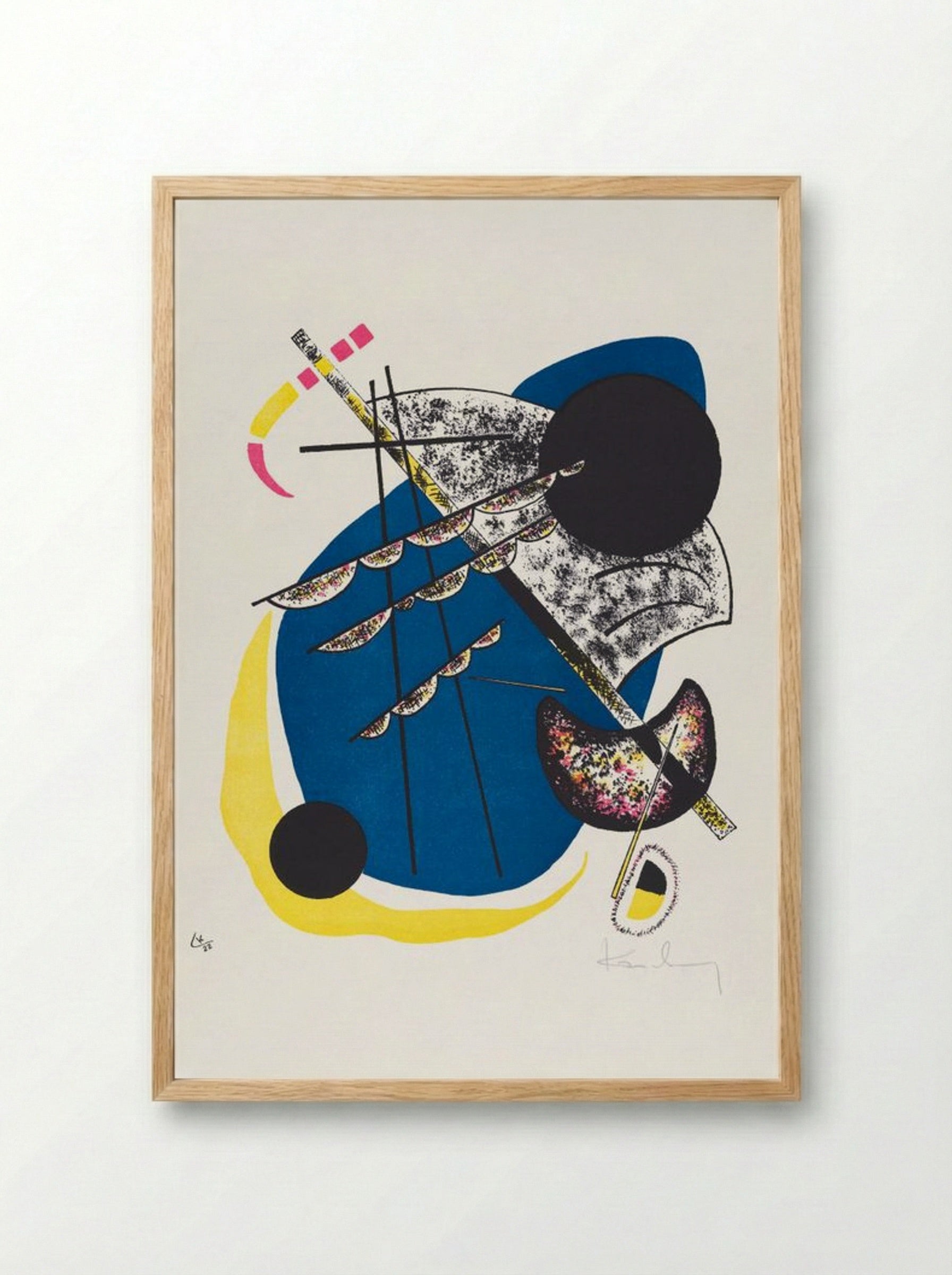 Kleine Welten II (Small Worlds II) - Wassily Kandinsky - Framed Print Wood