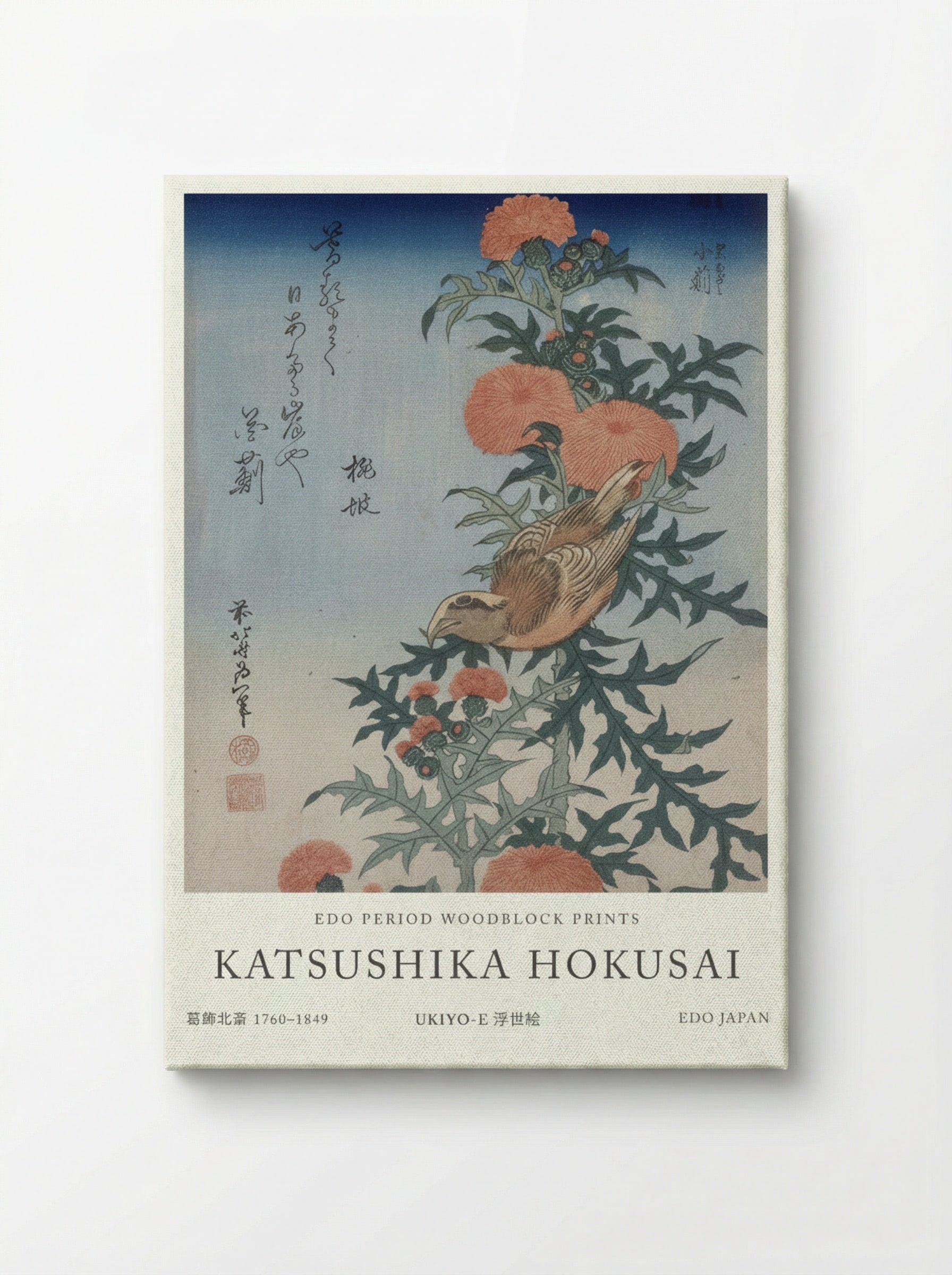 Irises and Grasshopper – Fine Art Print