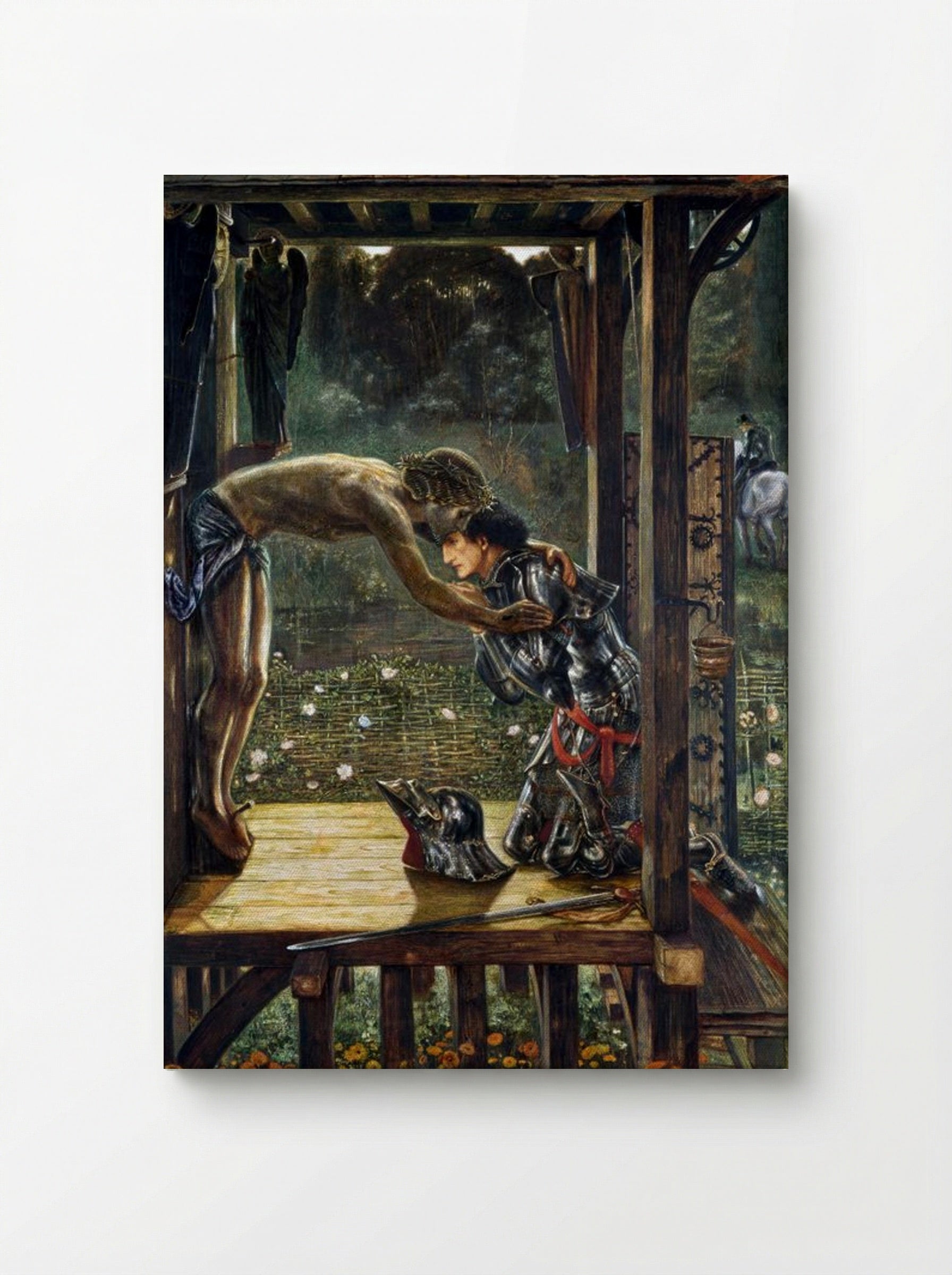 The Merciful Knight - Edward Burne-Jones - Canvas
