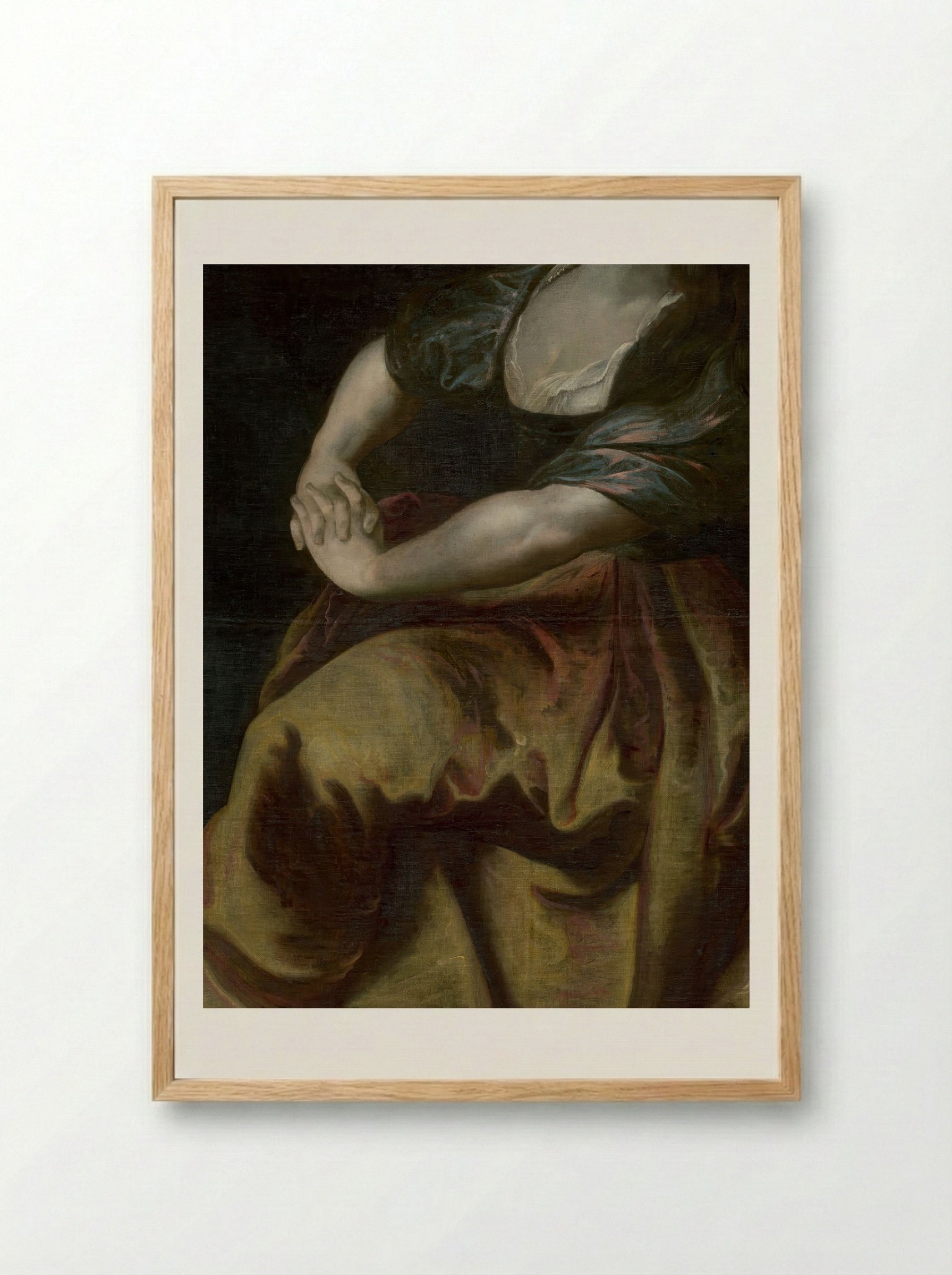 The Penitent Magdalene - Peter Paul Rubens - Framed Print Wood