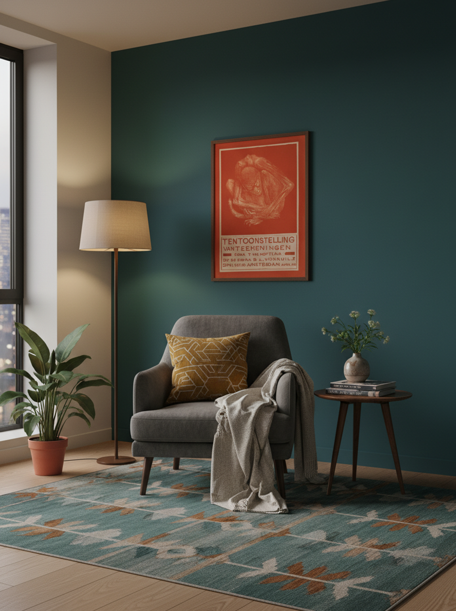 Reclamekaart met ineengedoken aap (Advertising Card with Crouching Ape) - Theo van Hoytema - Lifestyle