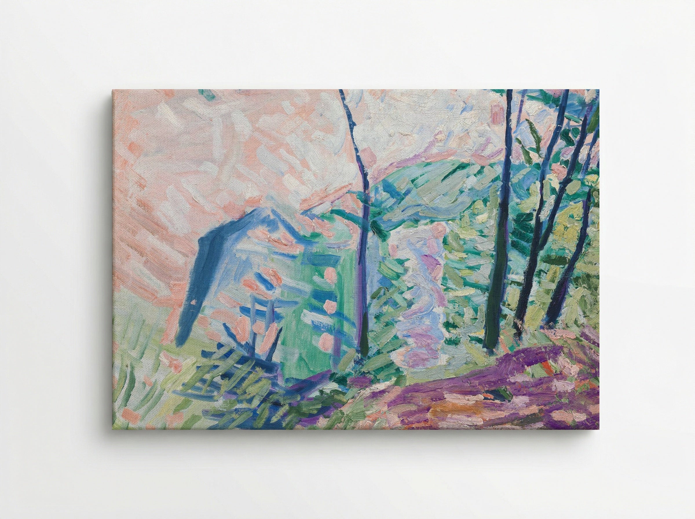 Forest by Lake Bagsværd - Niels Larsen Stevns - Canvas