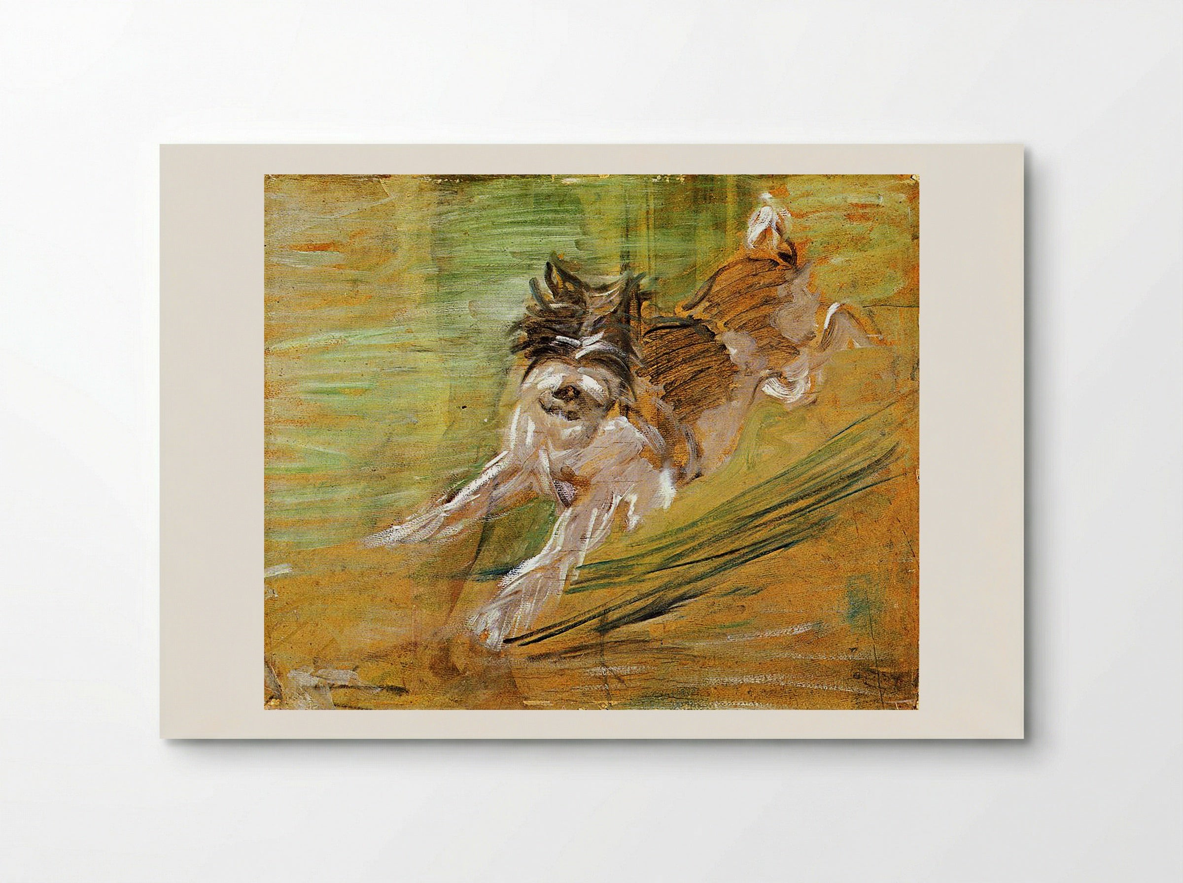 Jumping Dog - Wilhelm Schlick - Poster