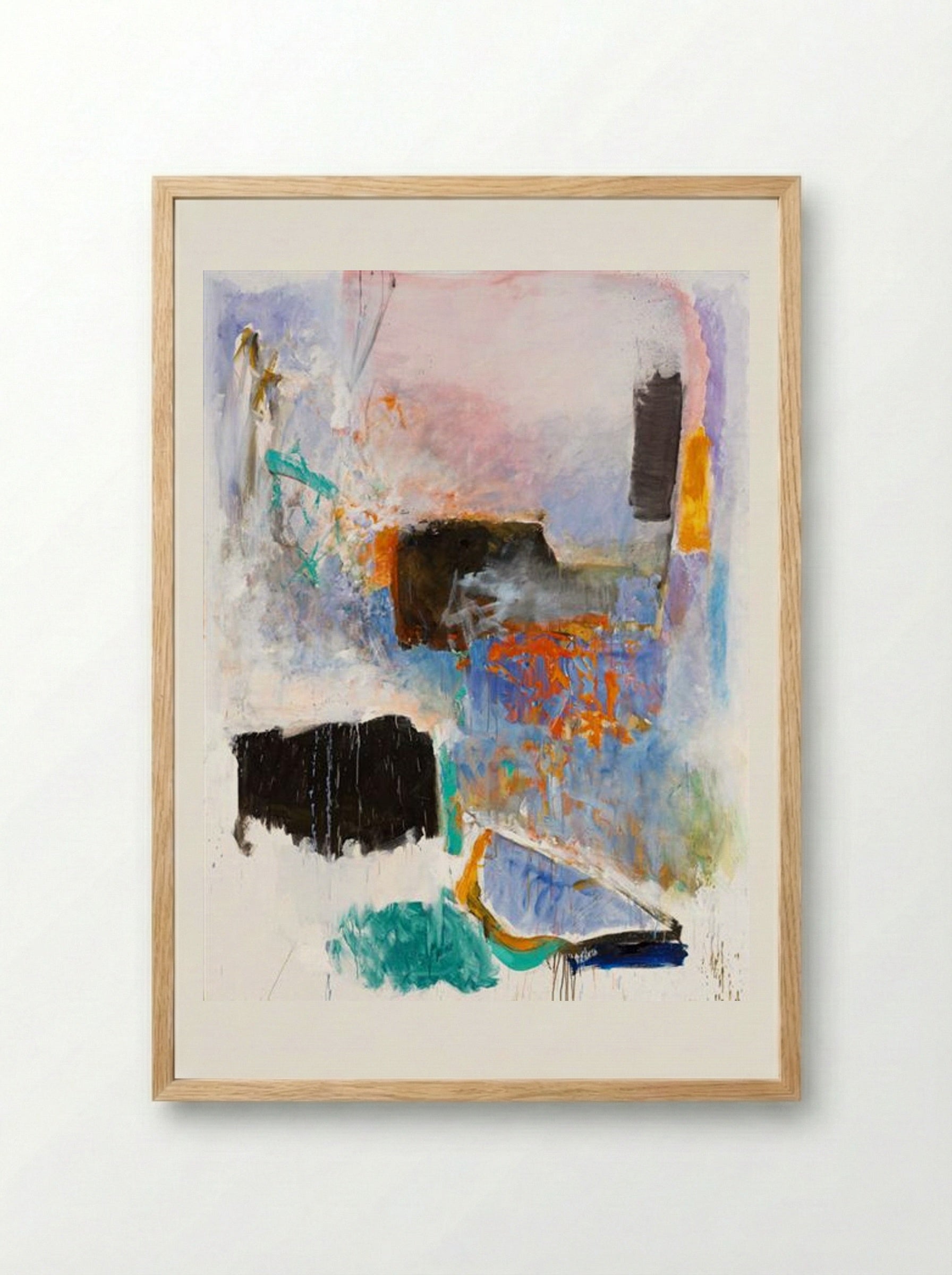 Mooring - Joan Mitchell - Framed Print Wood