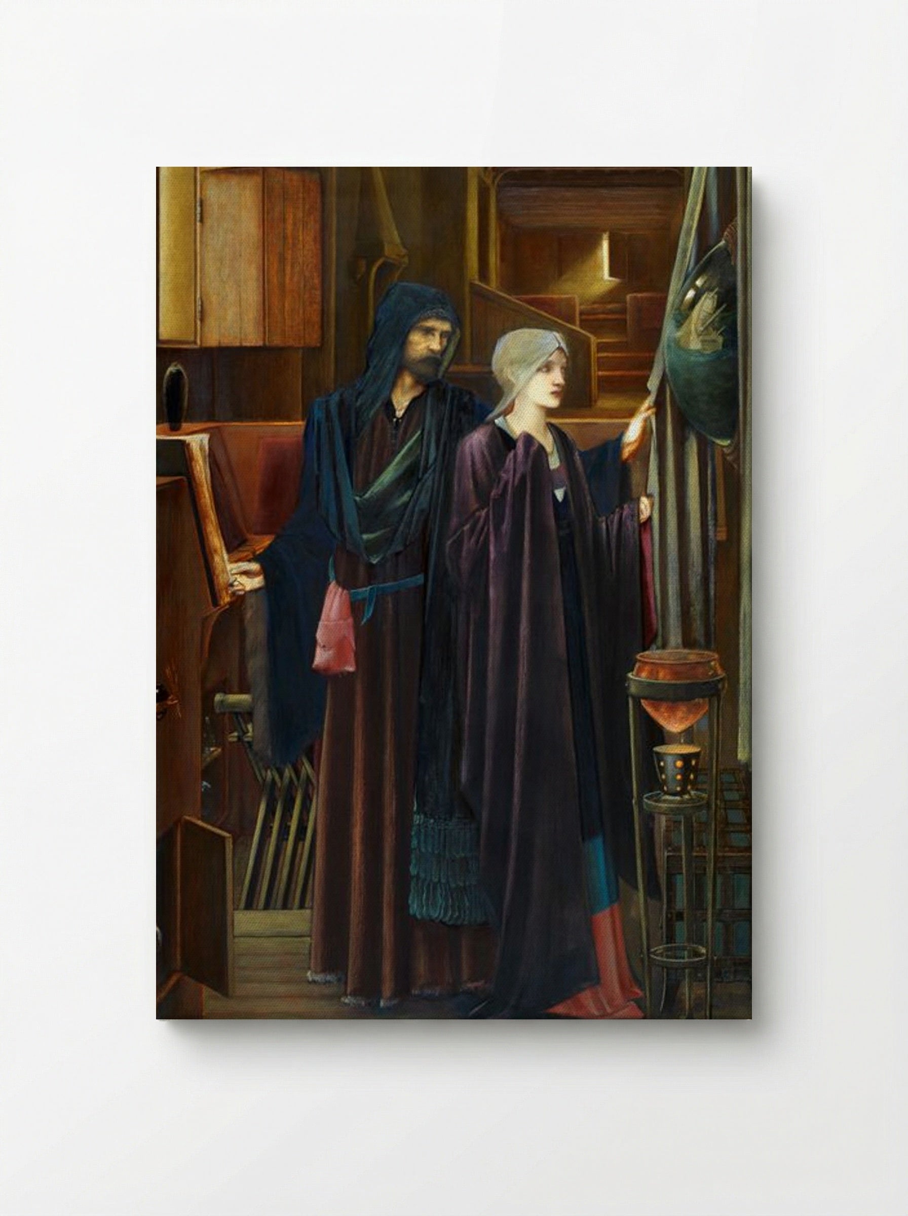 The Car of Love - Edward Burne-Jones - Canvas