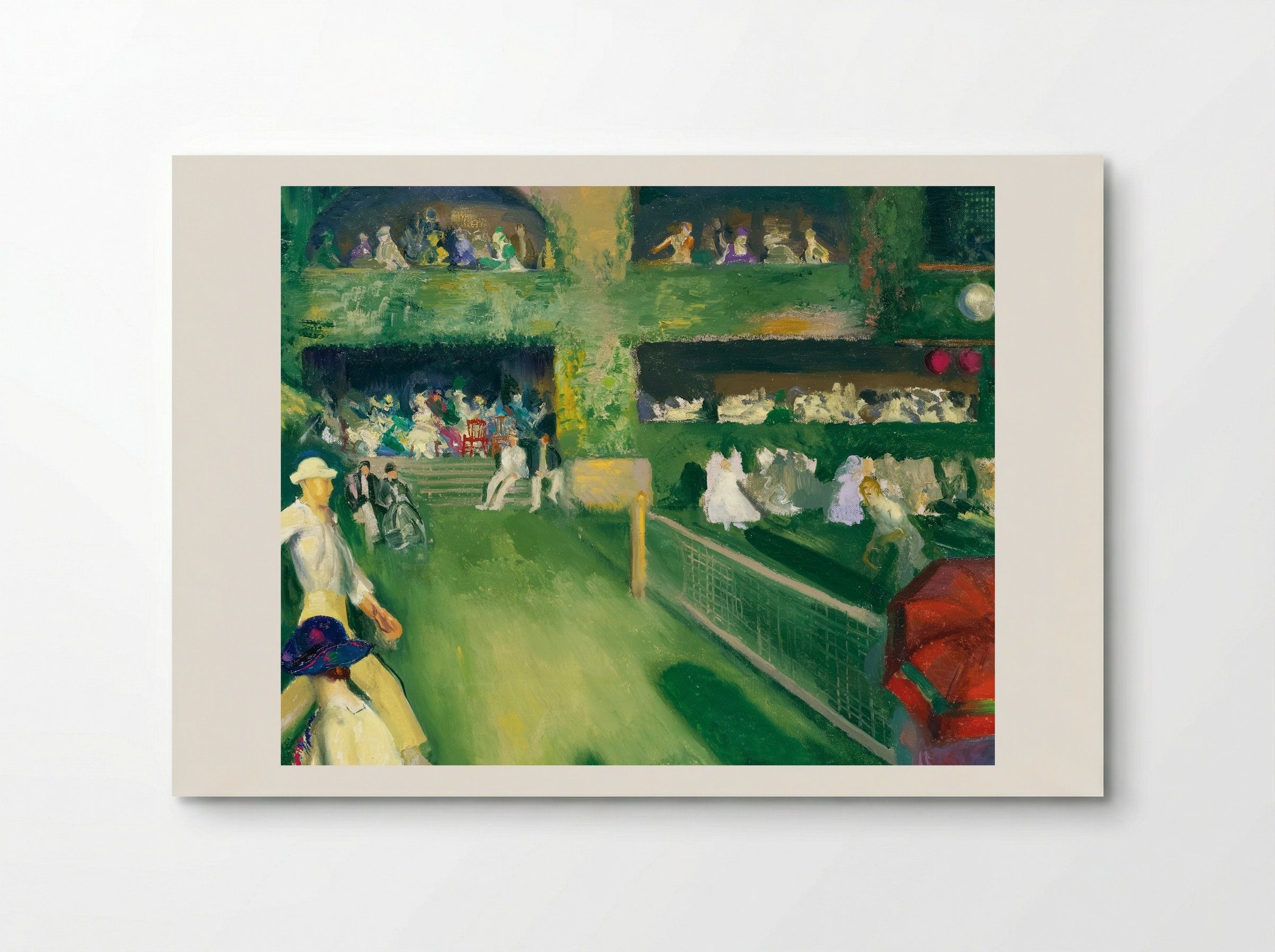 Tennis at Newport - George Bellows - Poster