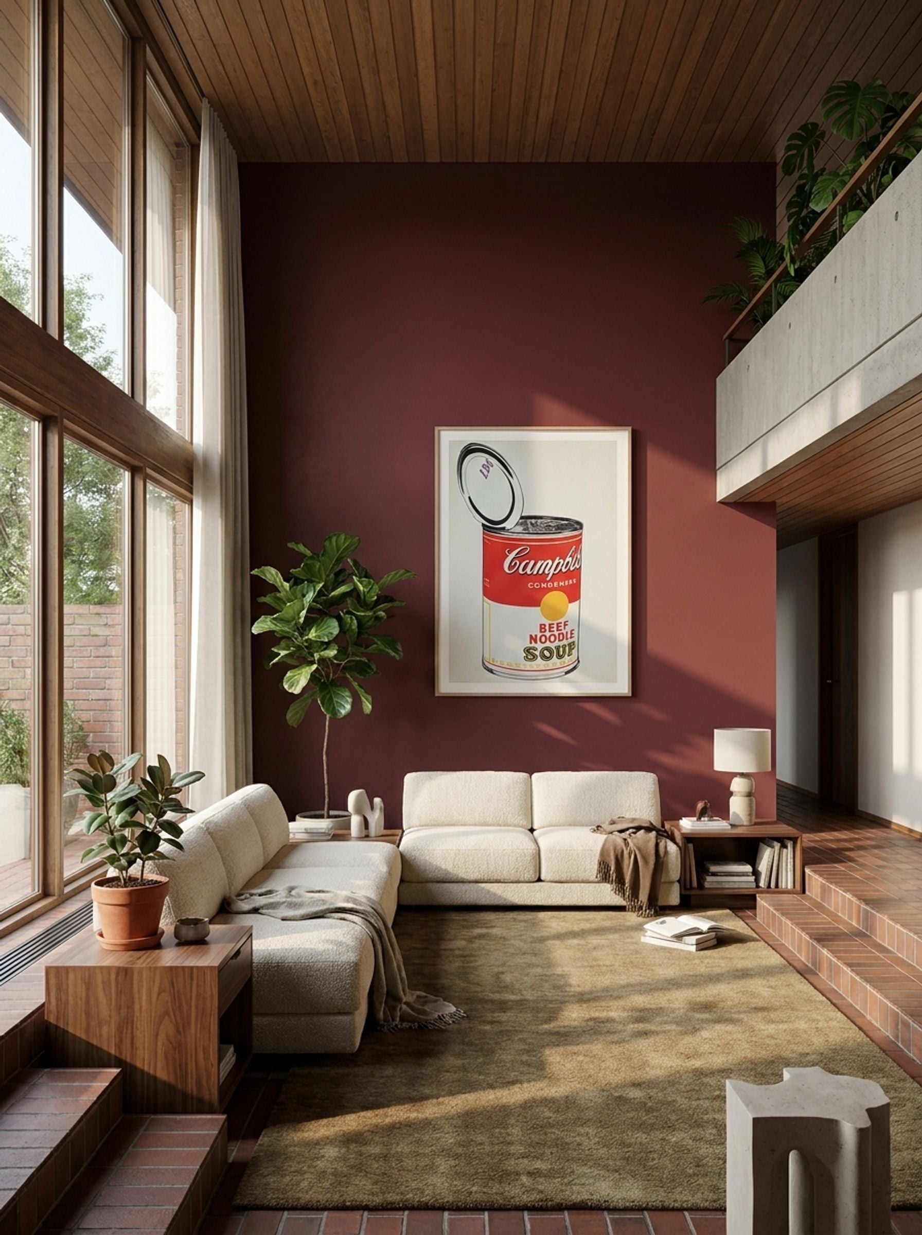 Big Campbell's Soup Can 19c (Beef Noodle) - Andy Warhol - Lifestyle