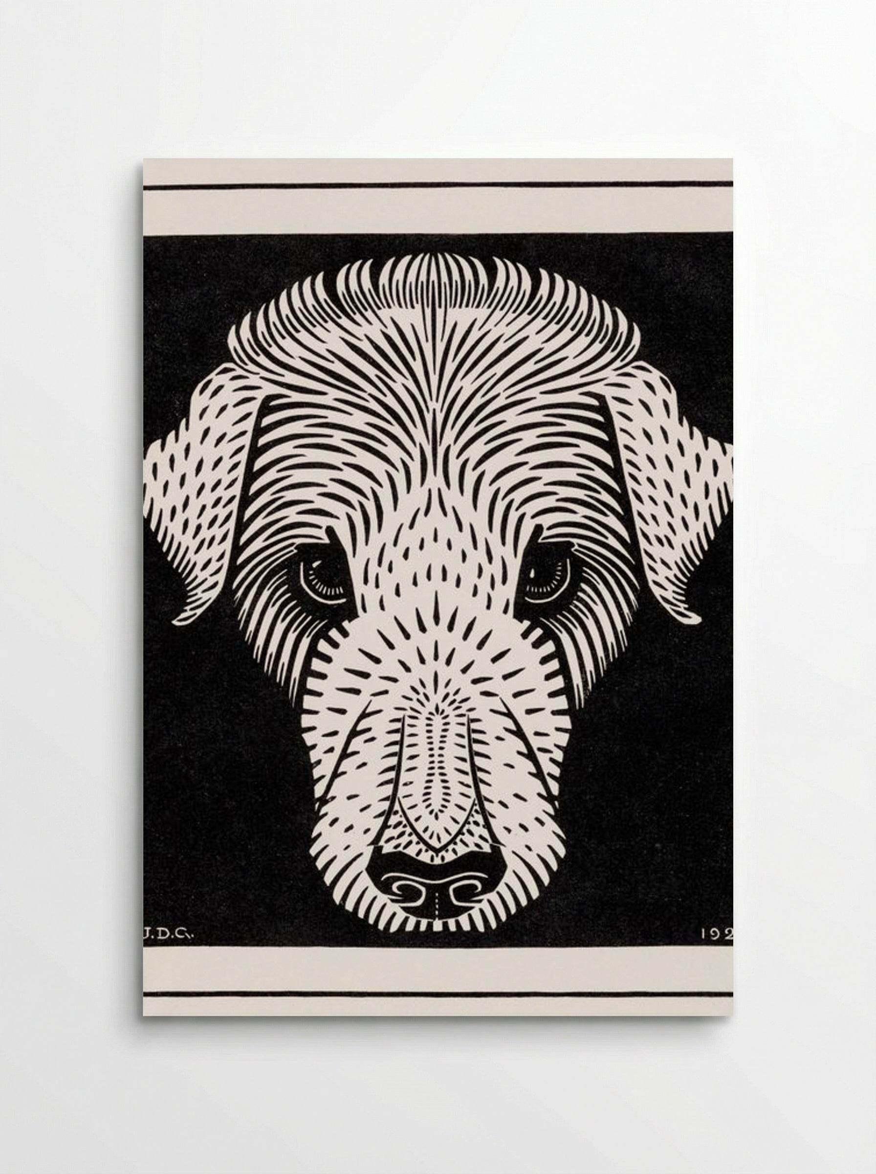 Dog's Head - Julie de Graag - Poster