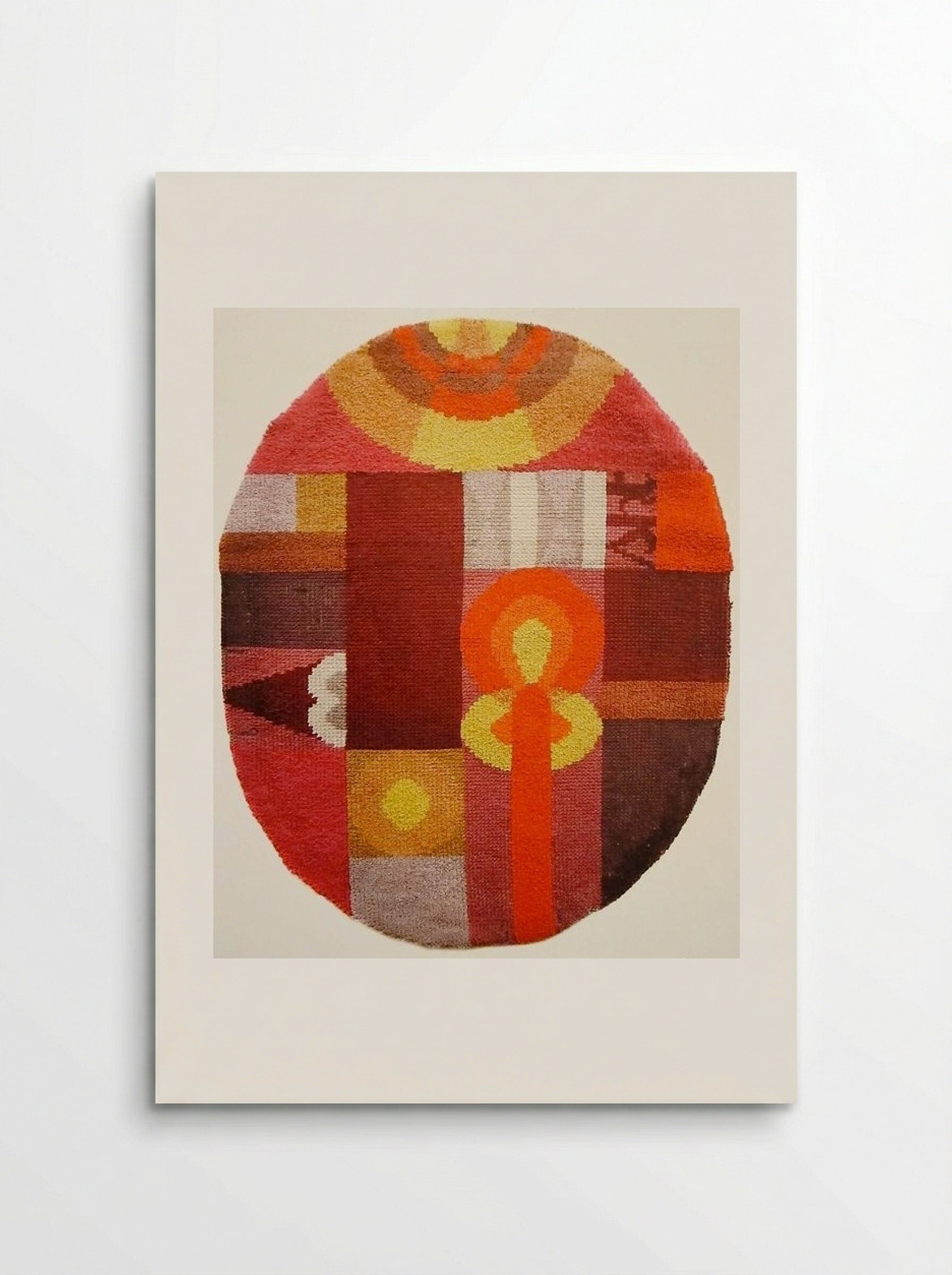 Oval Composition with Abstract Motifs - Sophie Taeuber-Arp - Poster