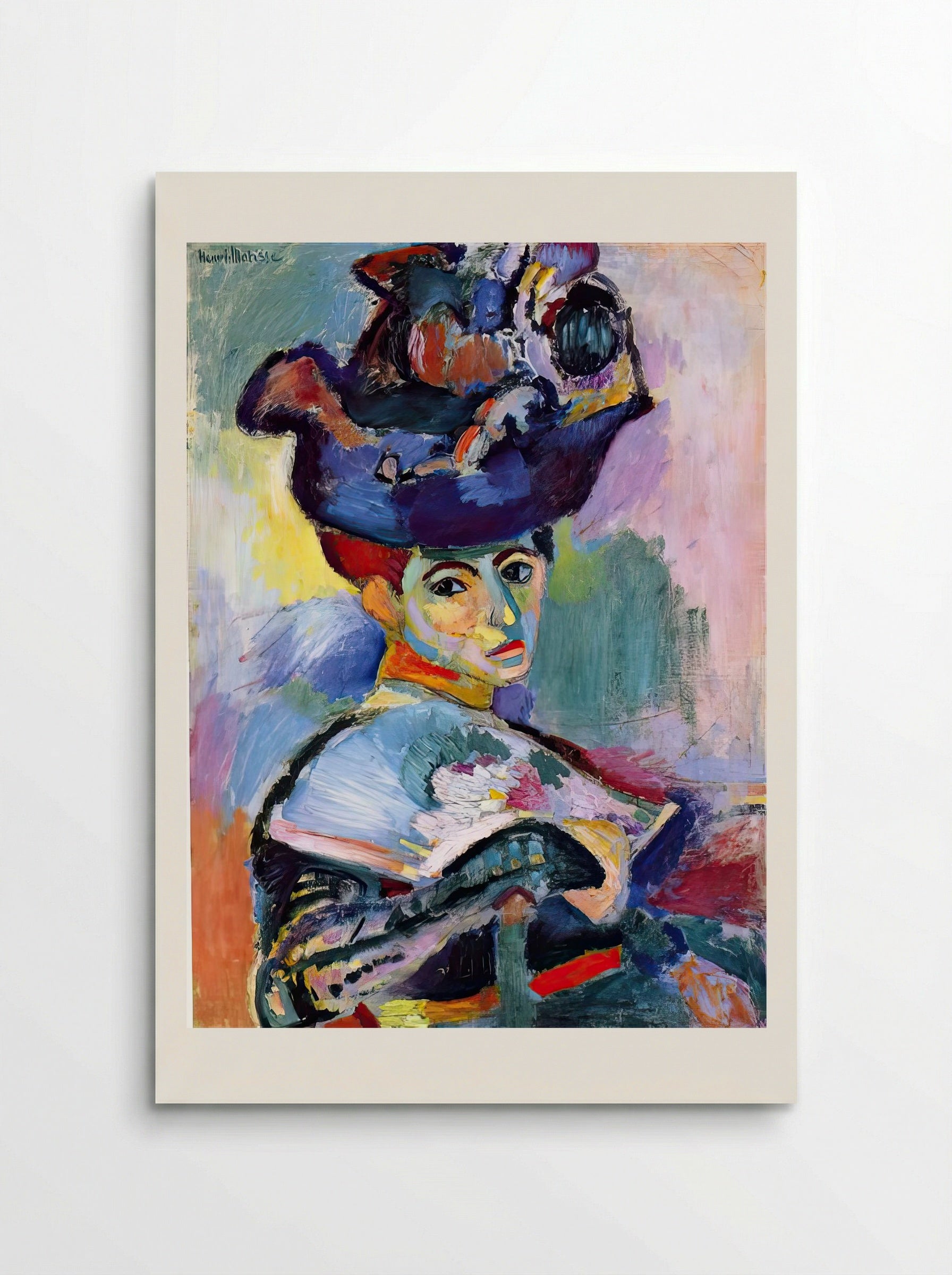 Woman Beside the Water by Henri Matisse – Fauvist Figurative Landscape Print - Poster