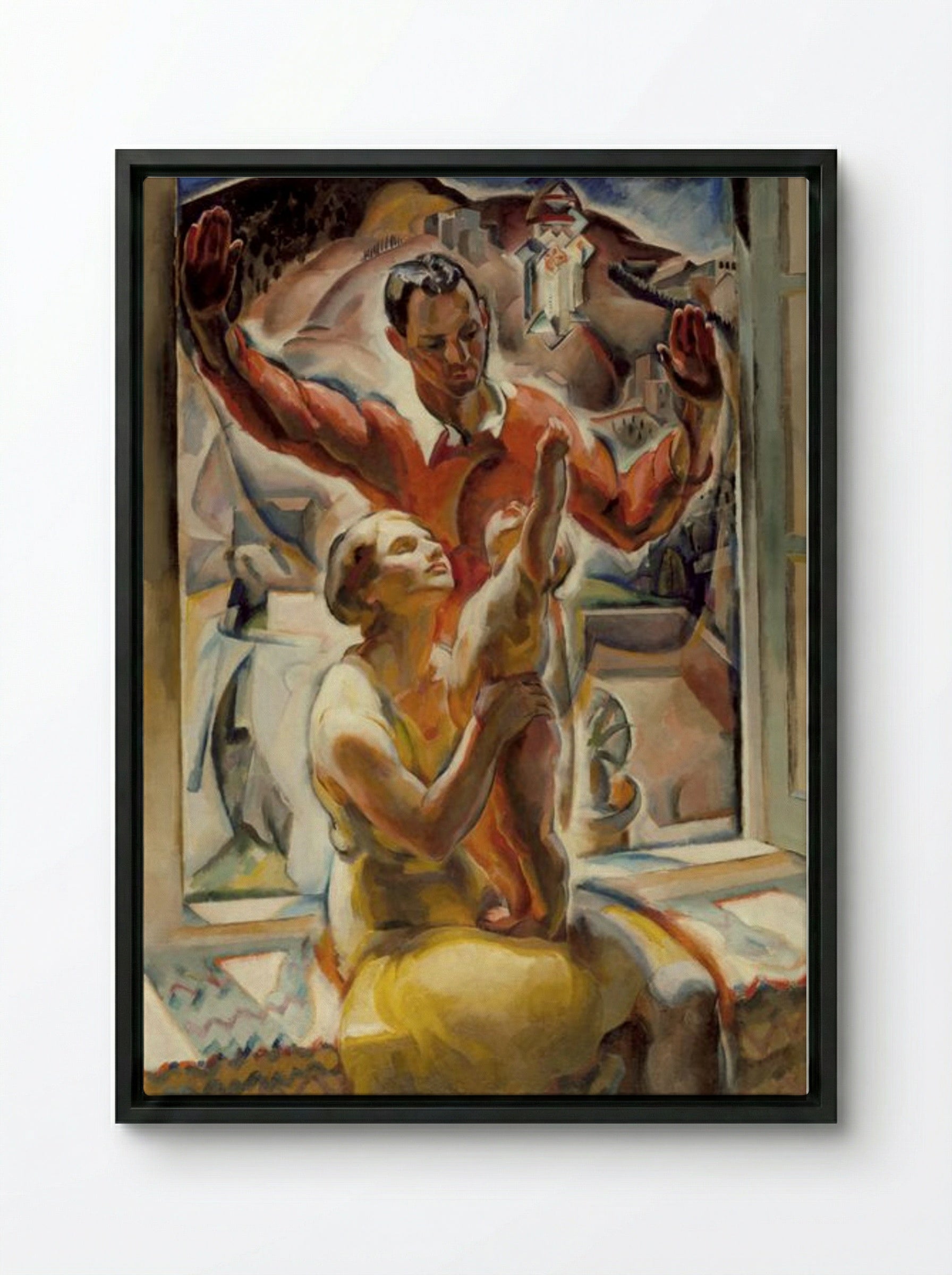 The Herwigs - Edouard Antonin Vysekal - Framed Canvas Black