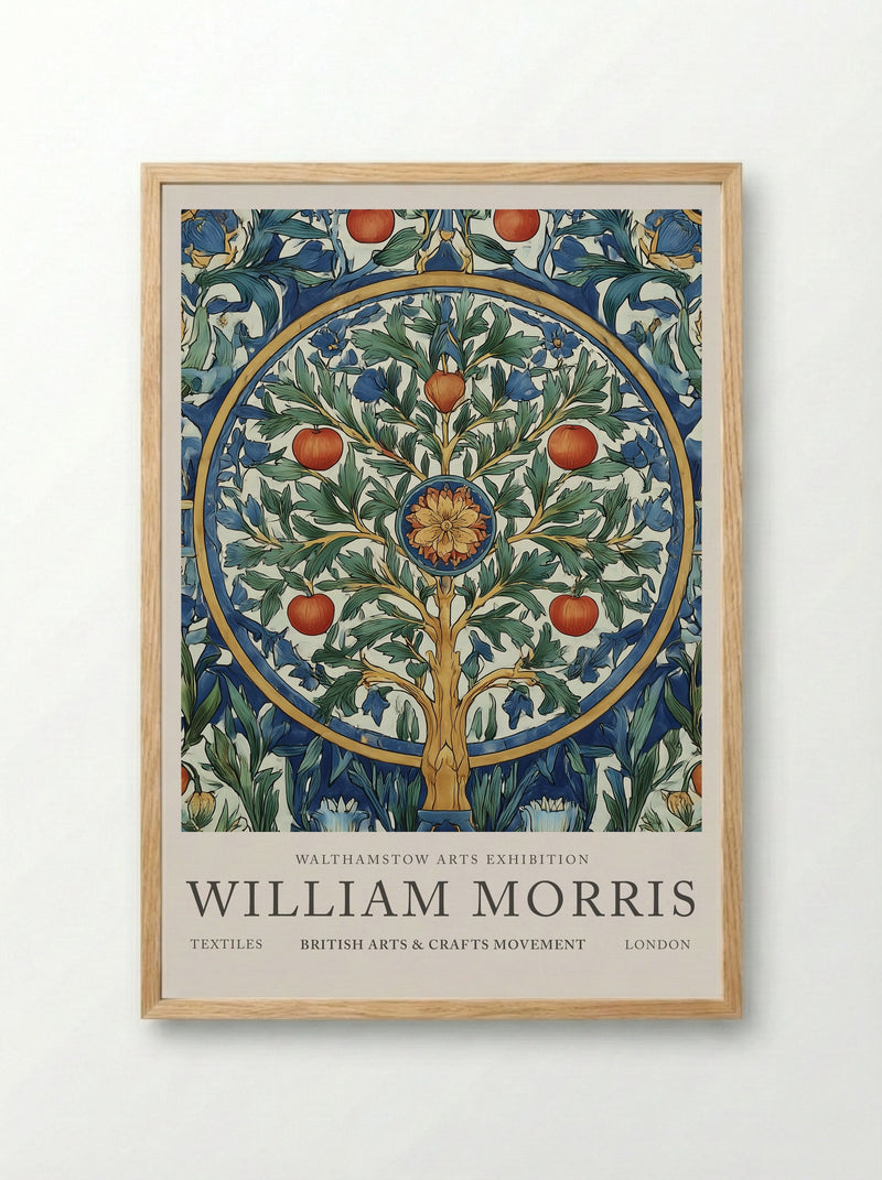 Tree of Abundance - William Morris - Framed Print Wood