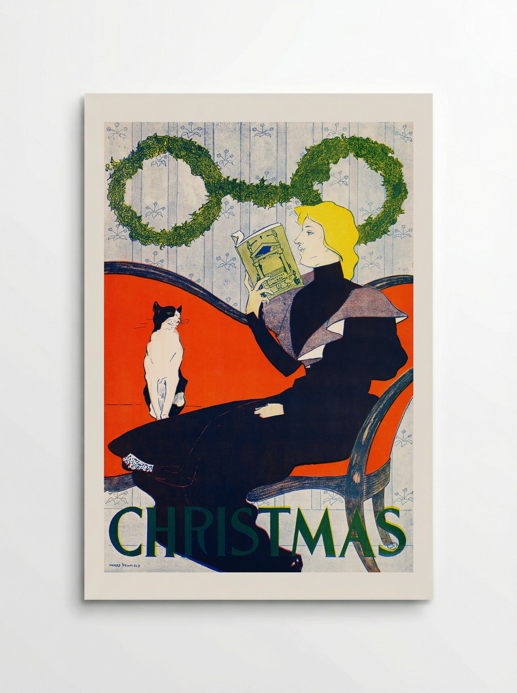 Vintage Christmas - Edward Penfield - Poster