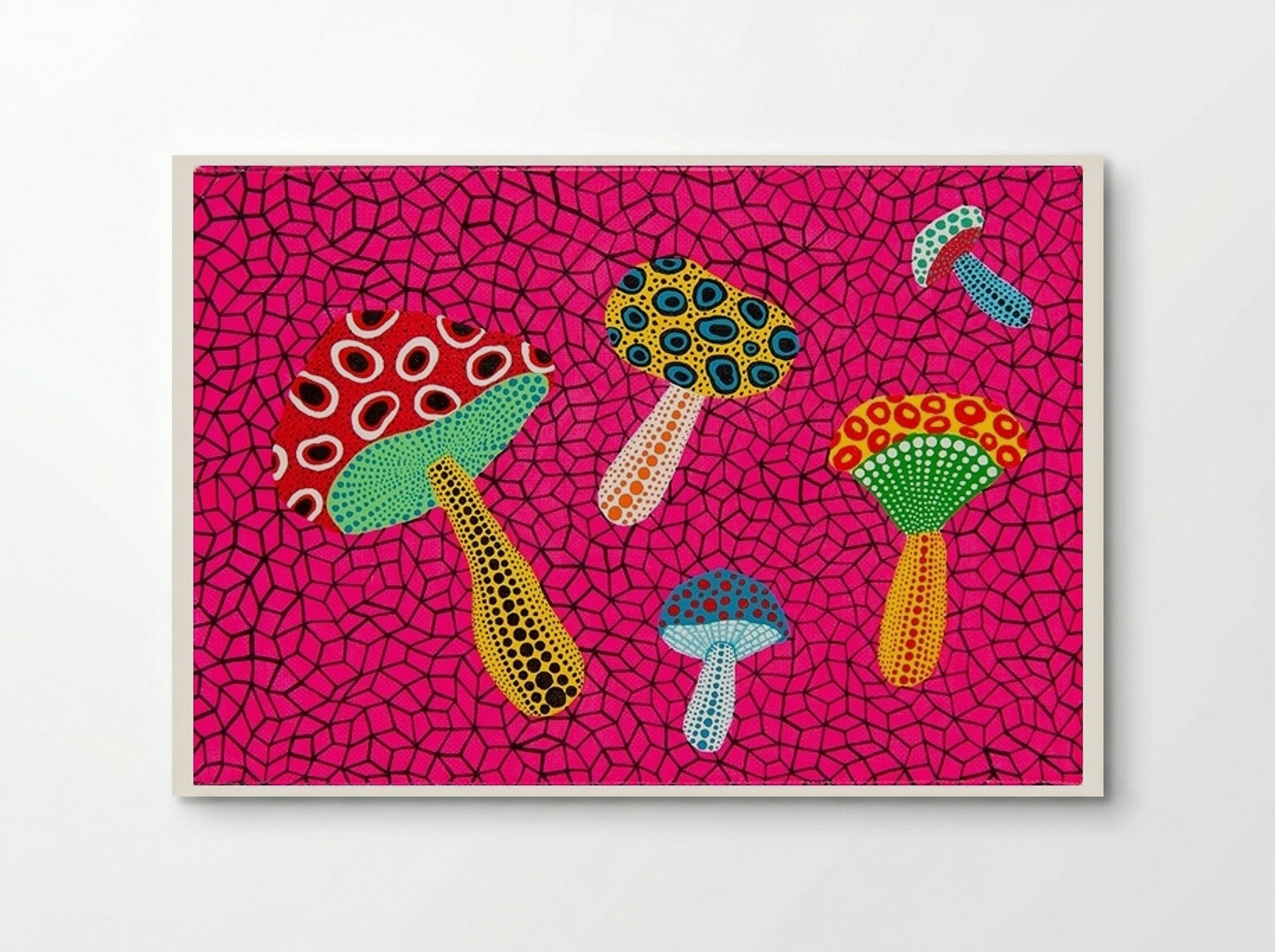 Mushrooms - Yayoi Kusama - Poster
