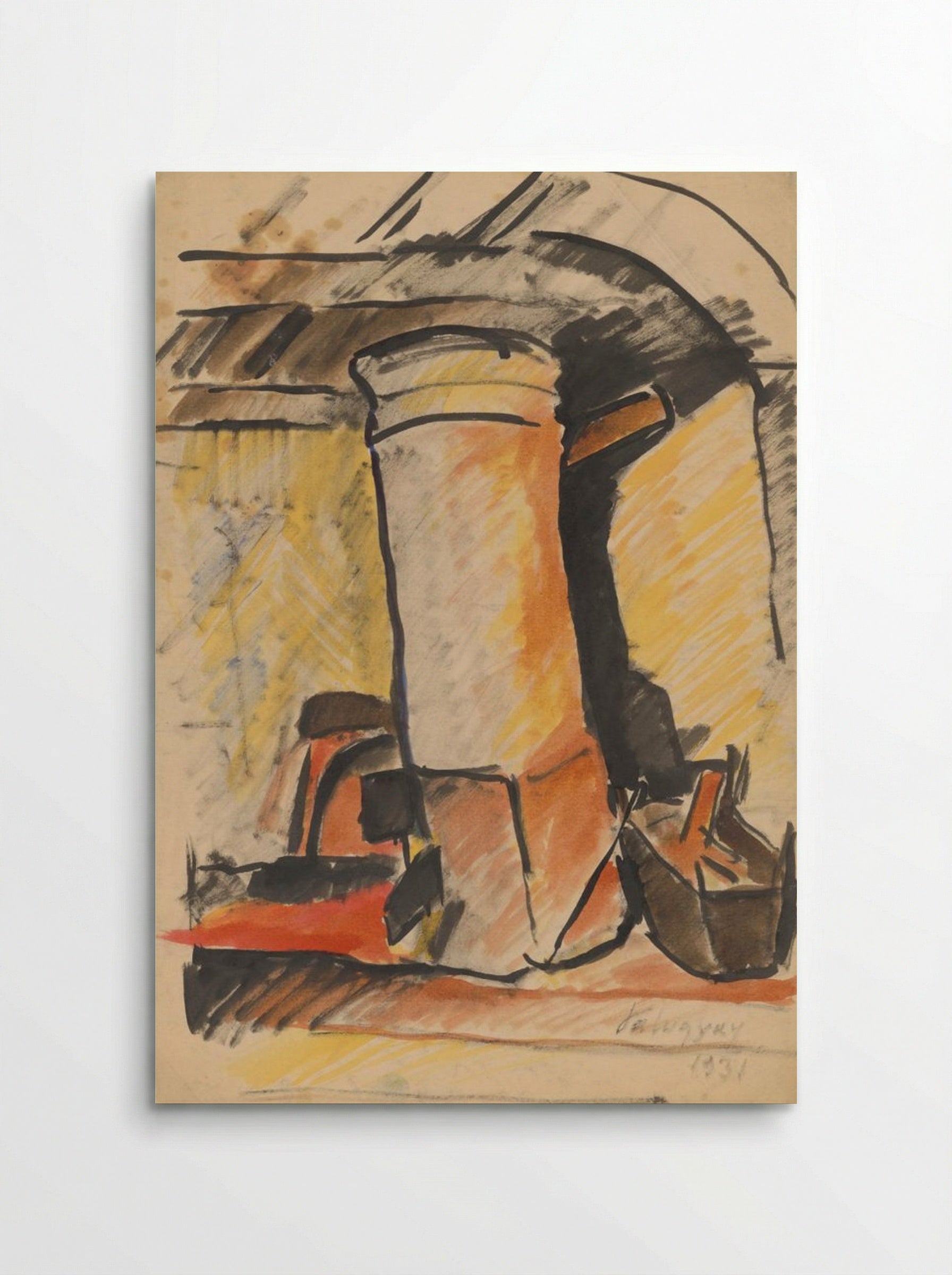 Study for a Still Life (Pitcher and Vessels) - Zolo Palugyay - Poster