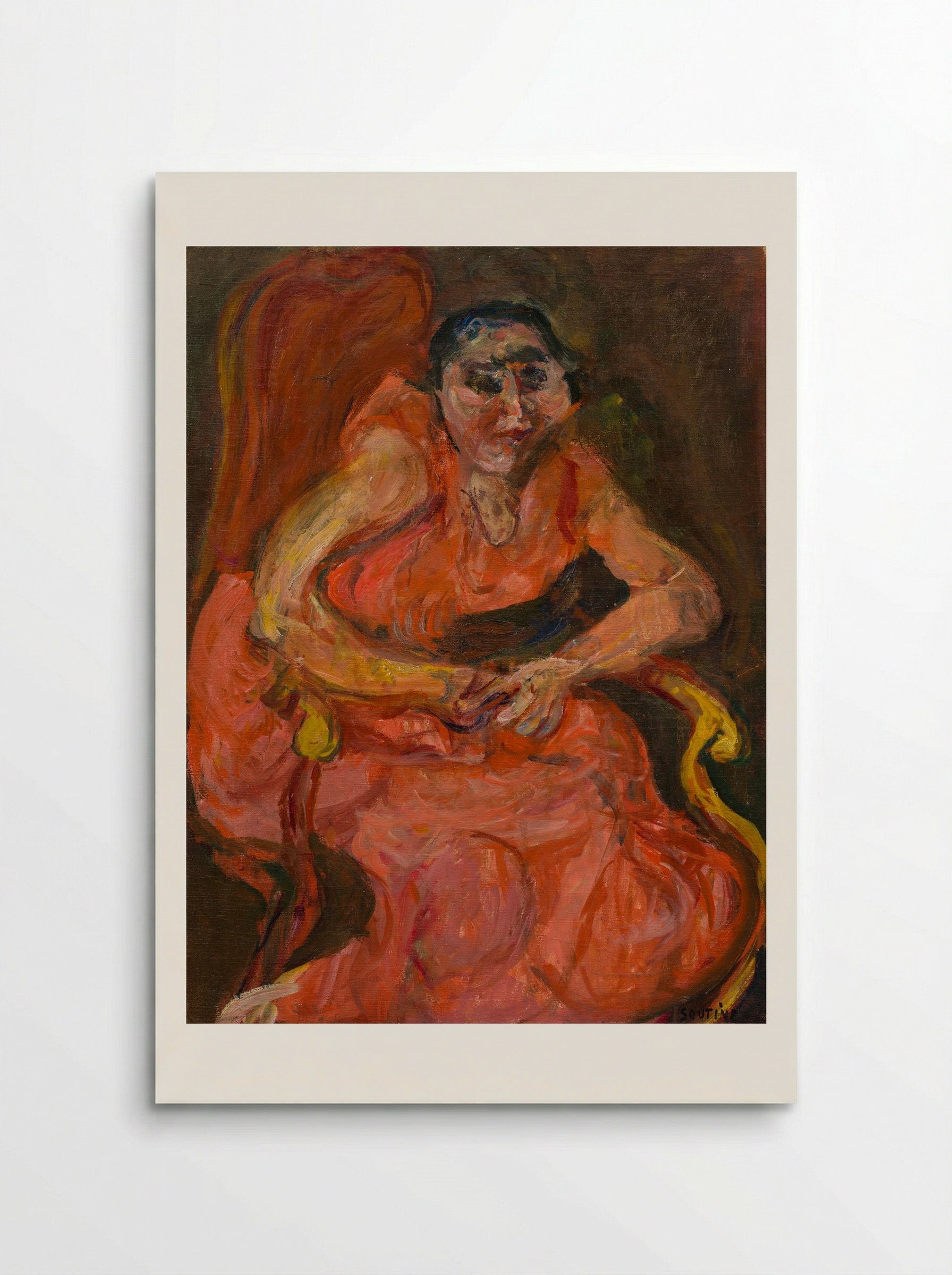 Woman in Pink - Chaïm Soutine - Poster