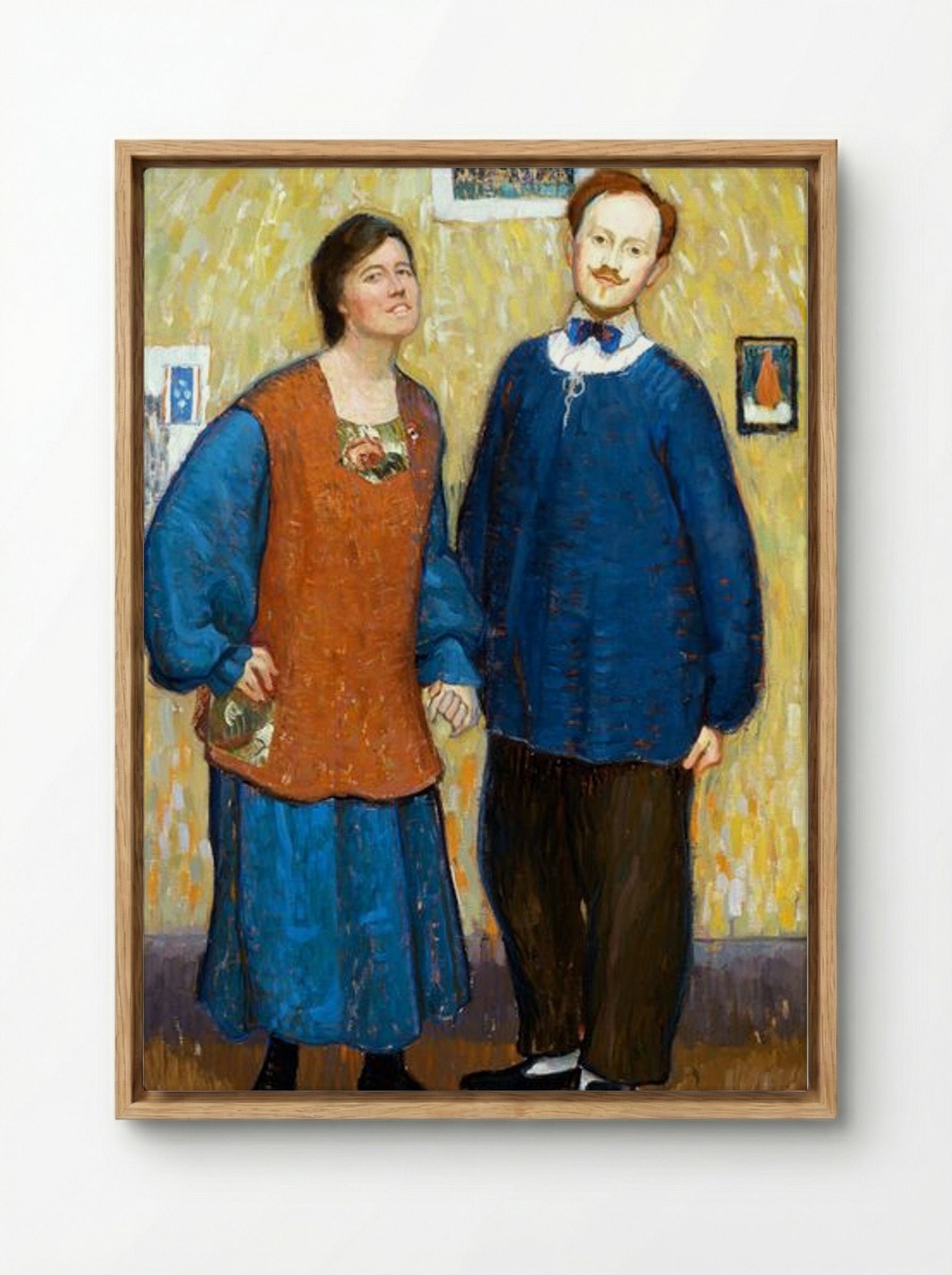 We Don't Know Where We're Going, But We're On The Way - Edouard Antonin Vysekal - Framed Canvas Wood