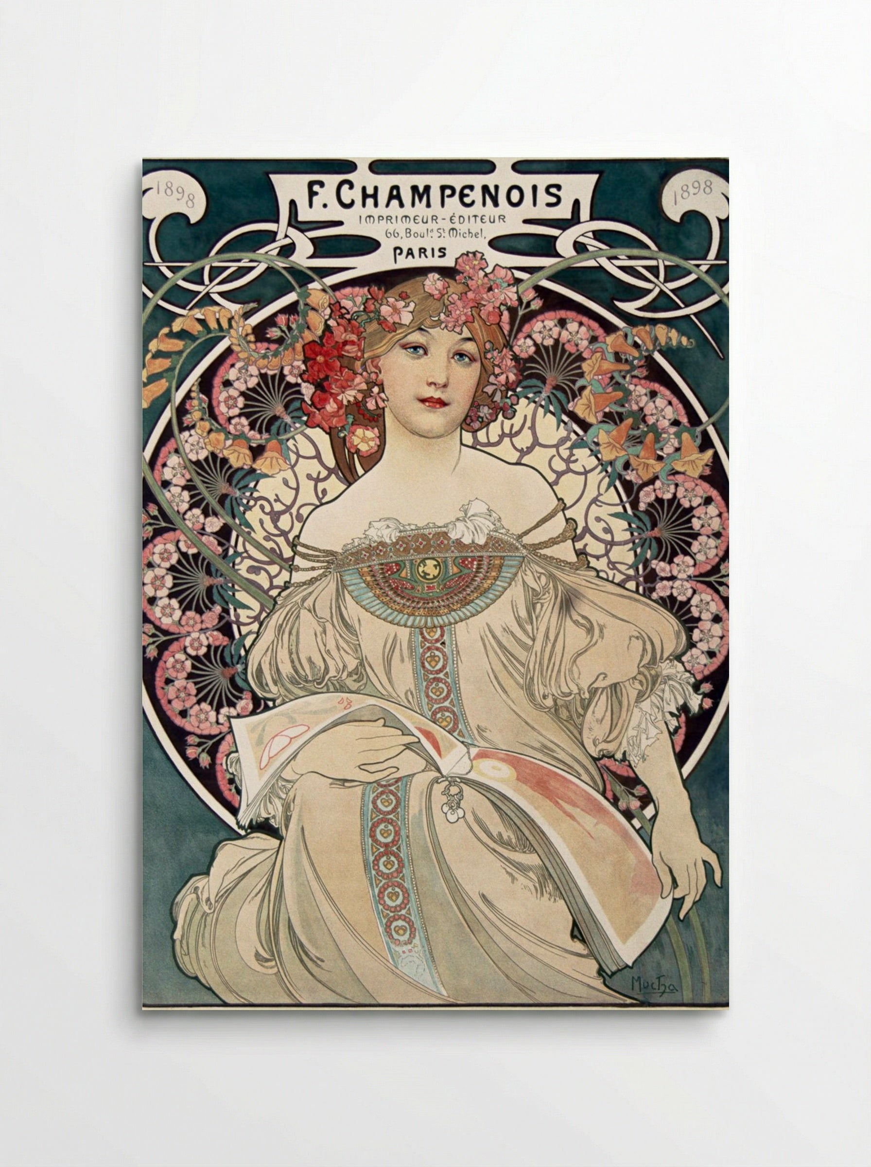 F. Champenois Imprimeur-Éditeur - Alphonse Mucha - Poster