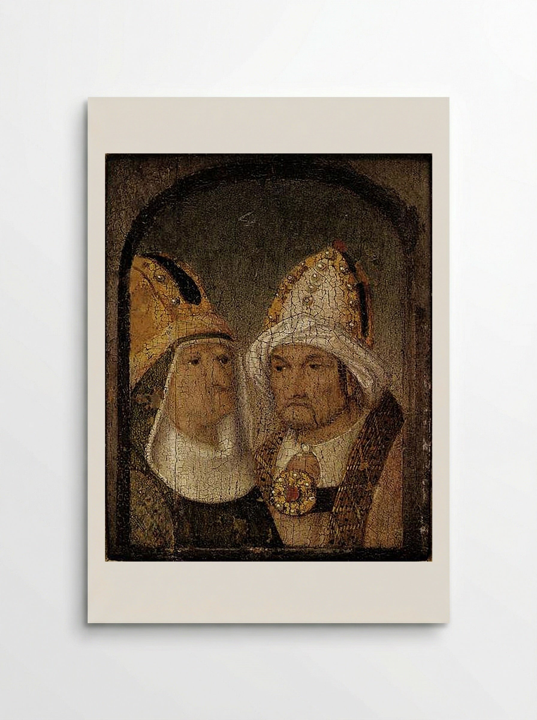 Two Male Heads (Portrait) - Fine Art Print - Poster