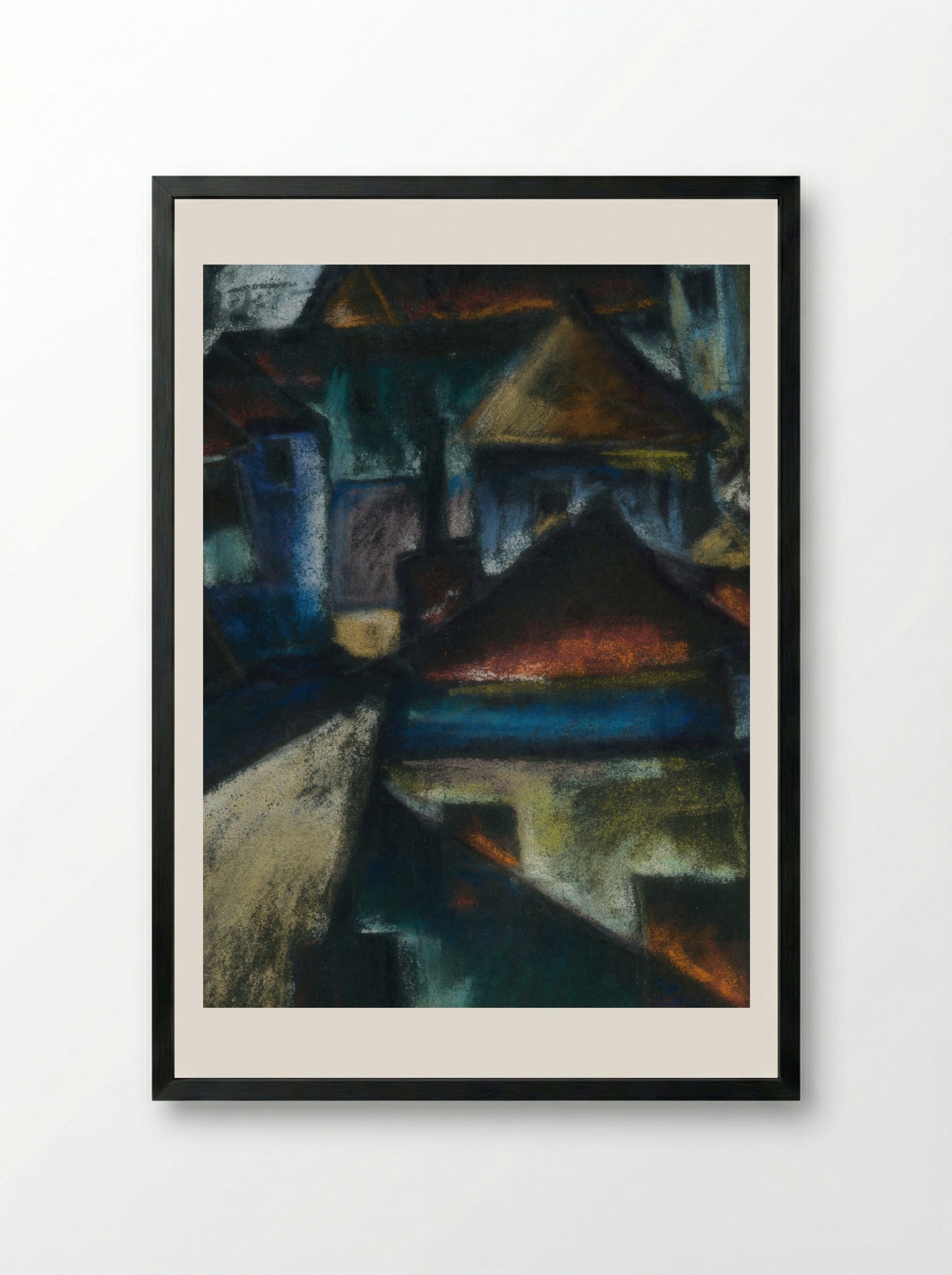 In Suburbs - Konstantin Bauer - Framed Print Black