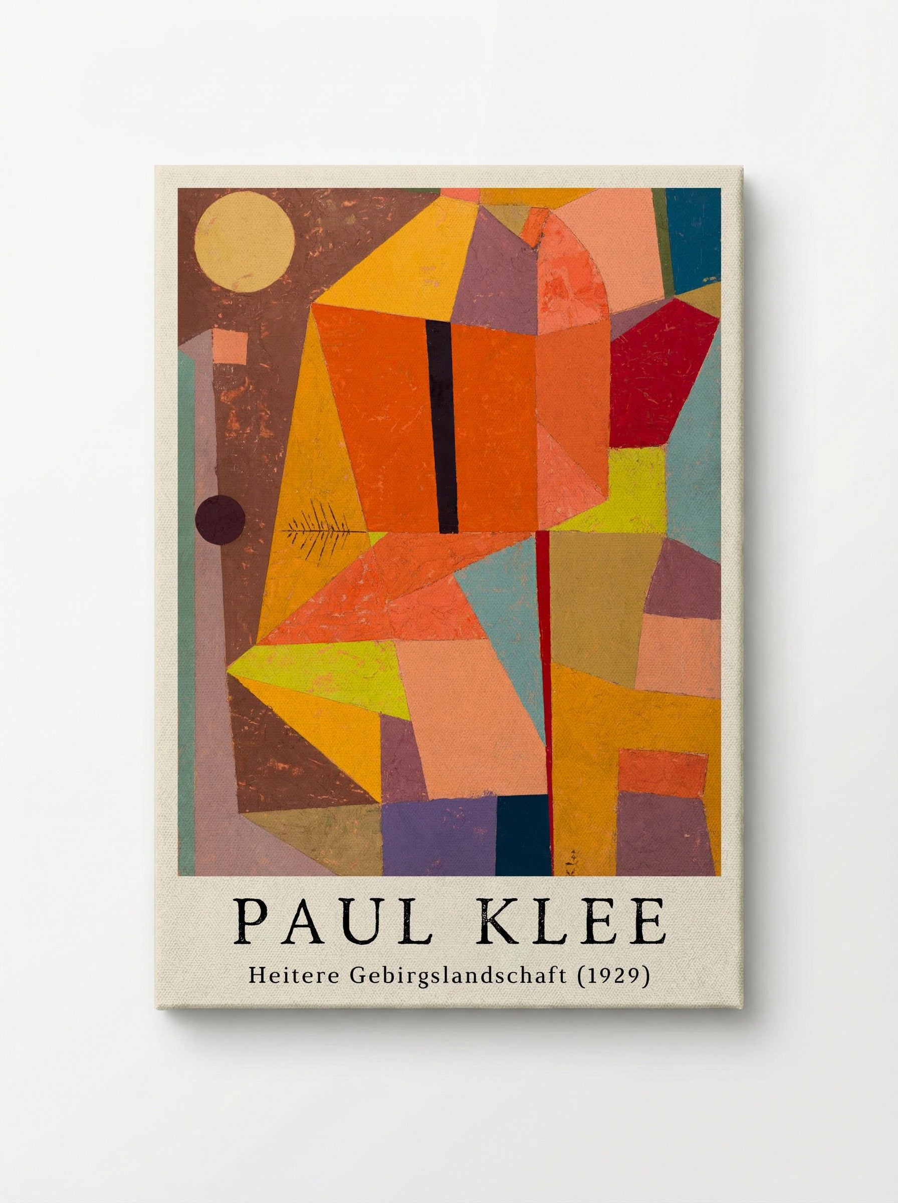 Heitere Gebirgslandschaft - Paul Klee - Canvas