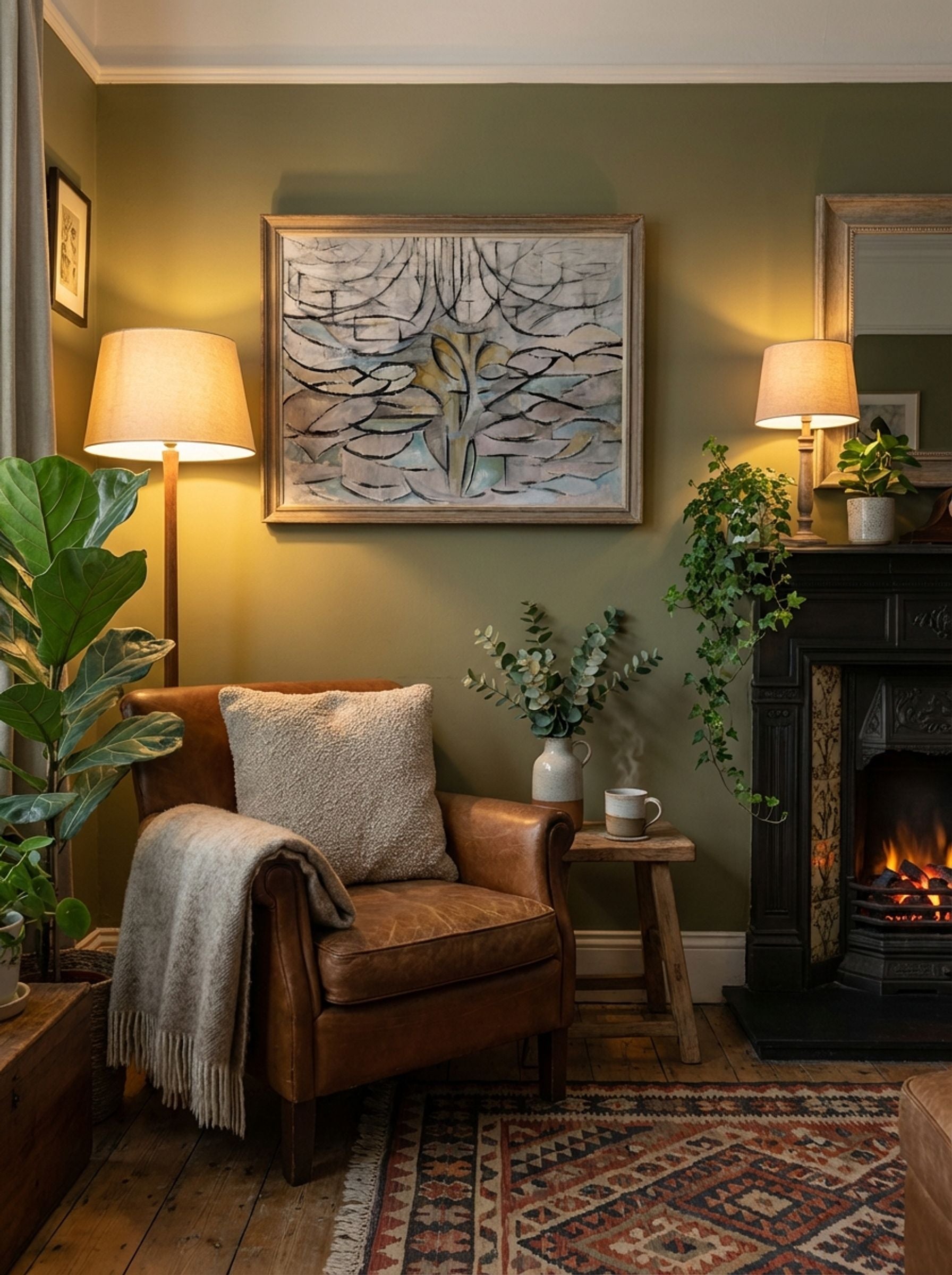 The Flowering Apple Tree - Piet Mondrian - Lifestyle