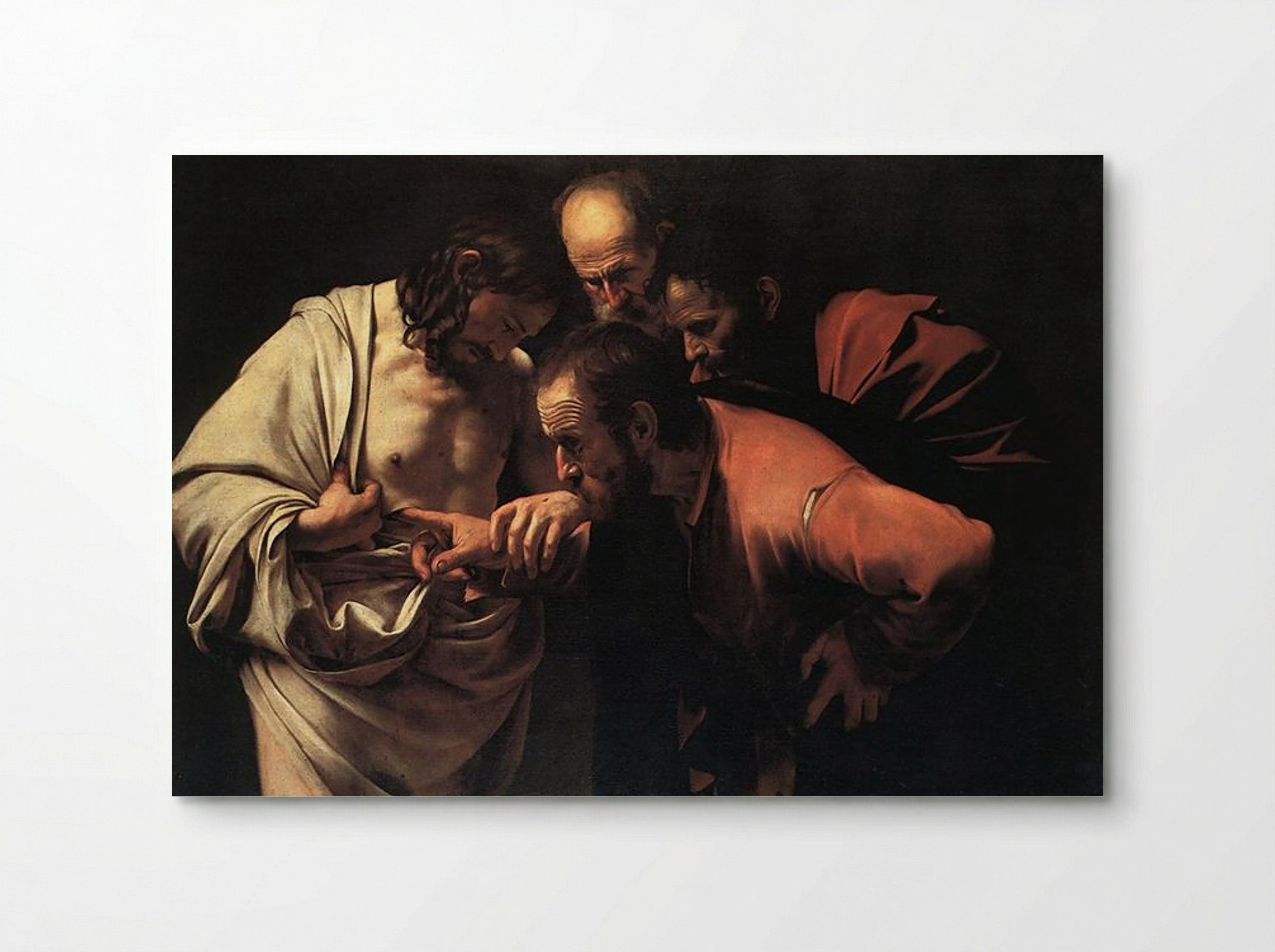The Incredulity of Saint Thomas - Caravaggio - Poster