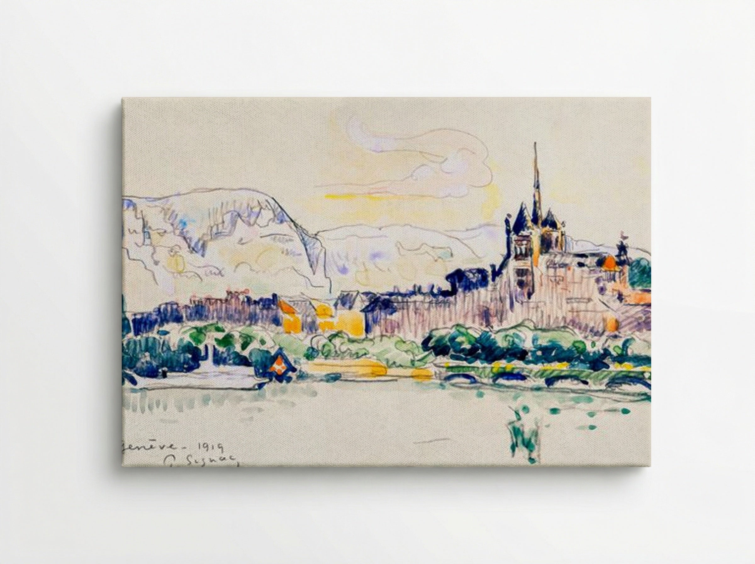 Geneva, 1919 - Paul Signac - Canvas