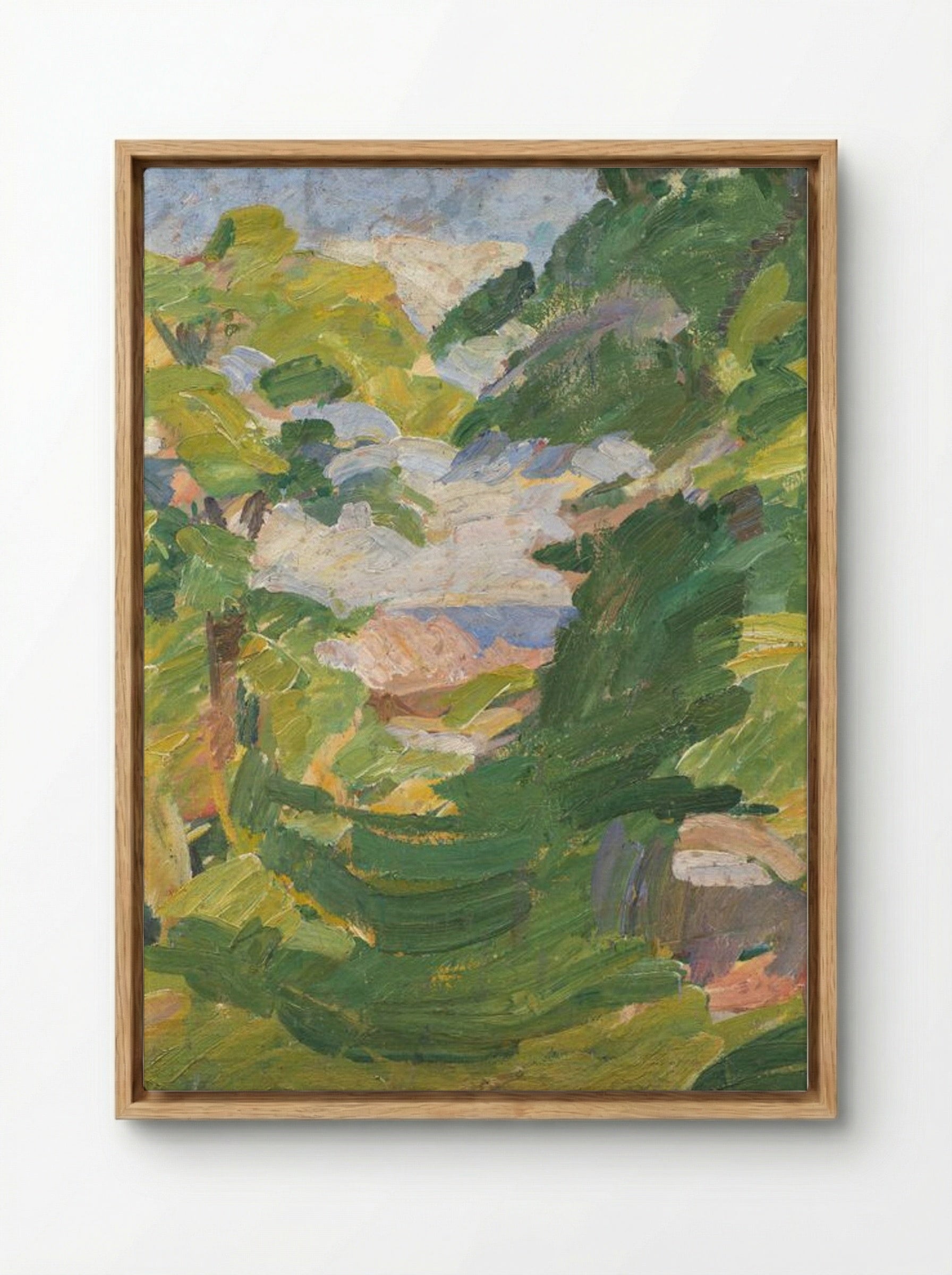 The Mind Christians - Edvard Weie - Framed Canvas Wood