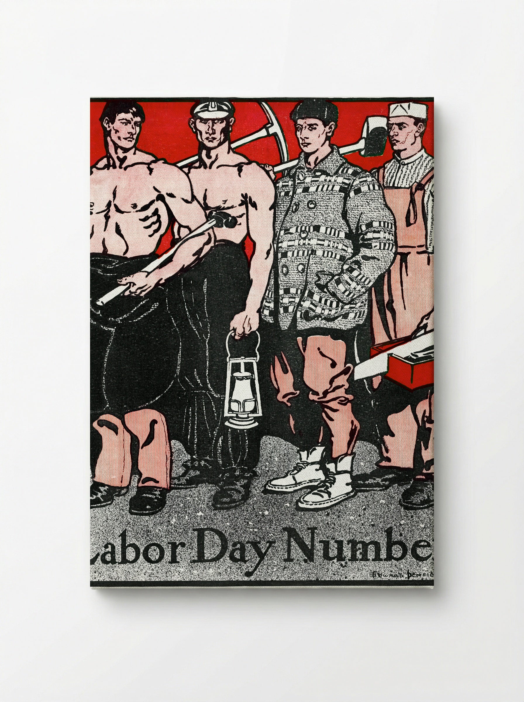 Labour Day Number - Edward Penfield - Canvas
